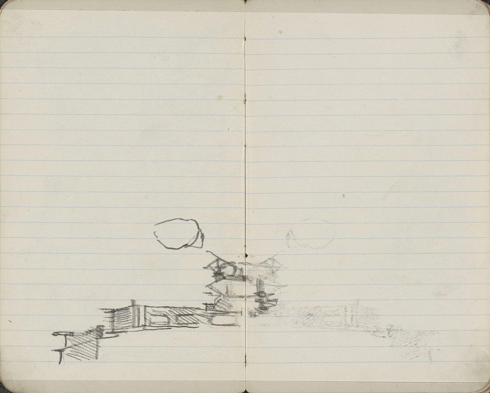 Gezicht in Amsterdam by George Hendrik Breitner