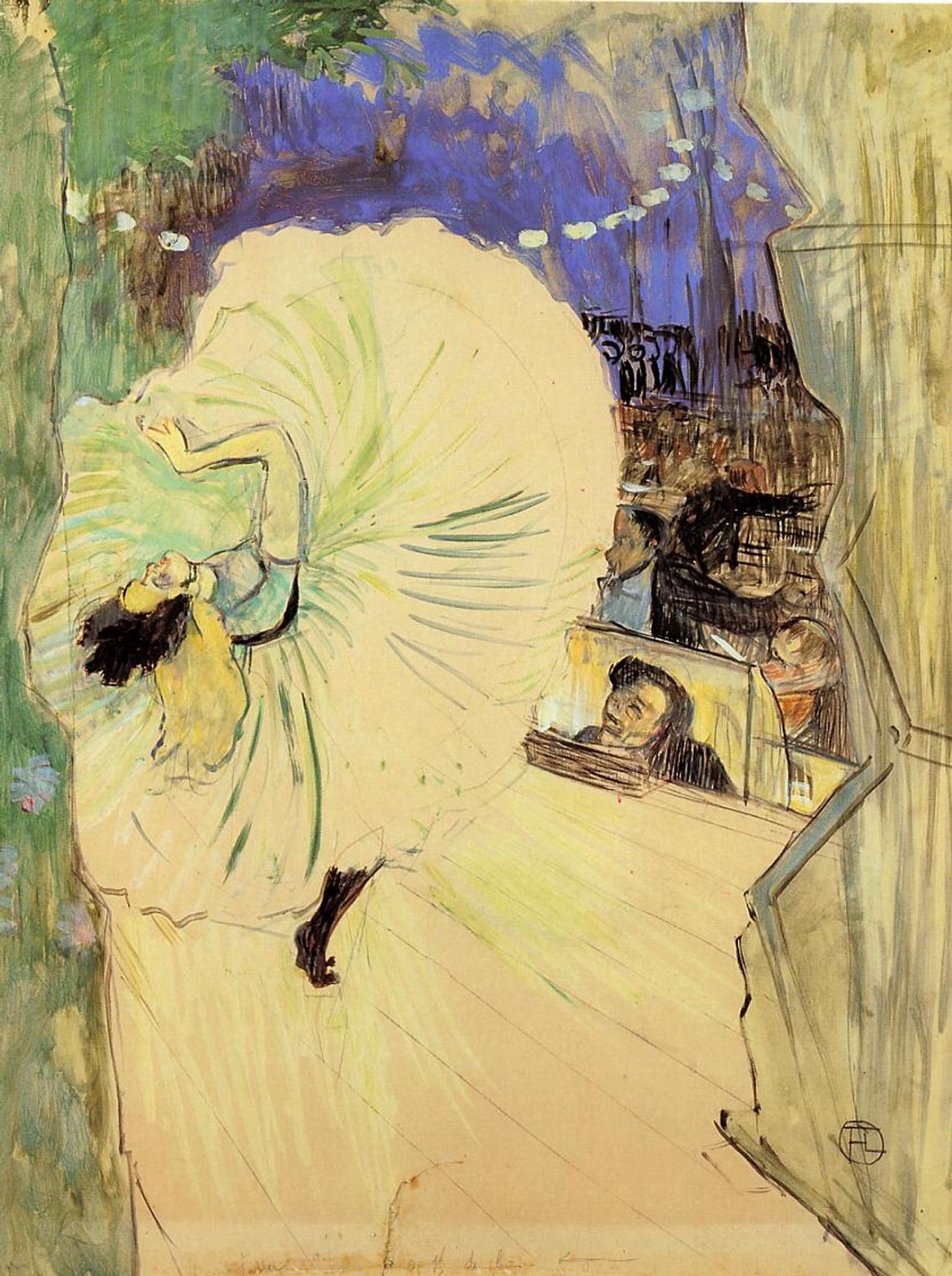 The Cartwheel by Henri de Toulouse-Lautrec