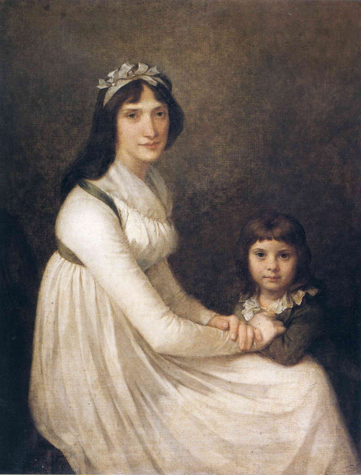 Portrait of a woman with her child by Pierre-Paul Prud'hon