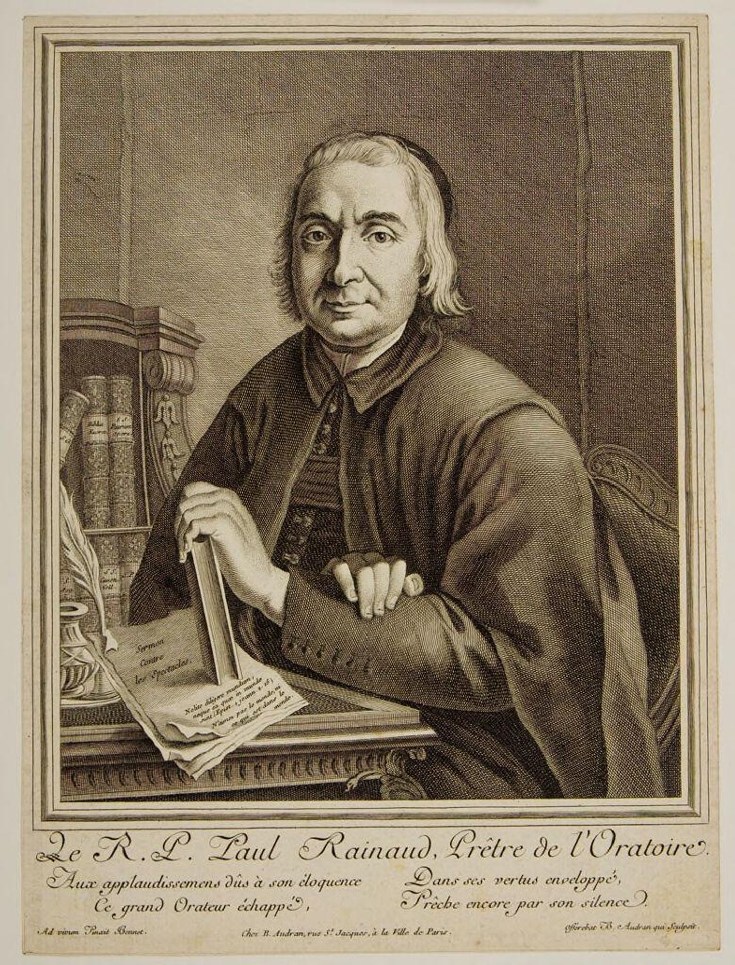 Paul Rainaud by BenoÃ®t Audran the Younger