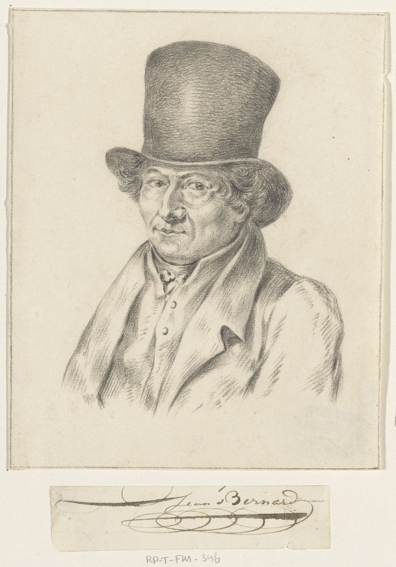 Zelfportret van Jean Bernard by Jean Bernard