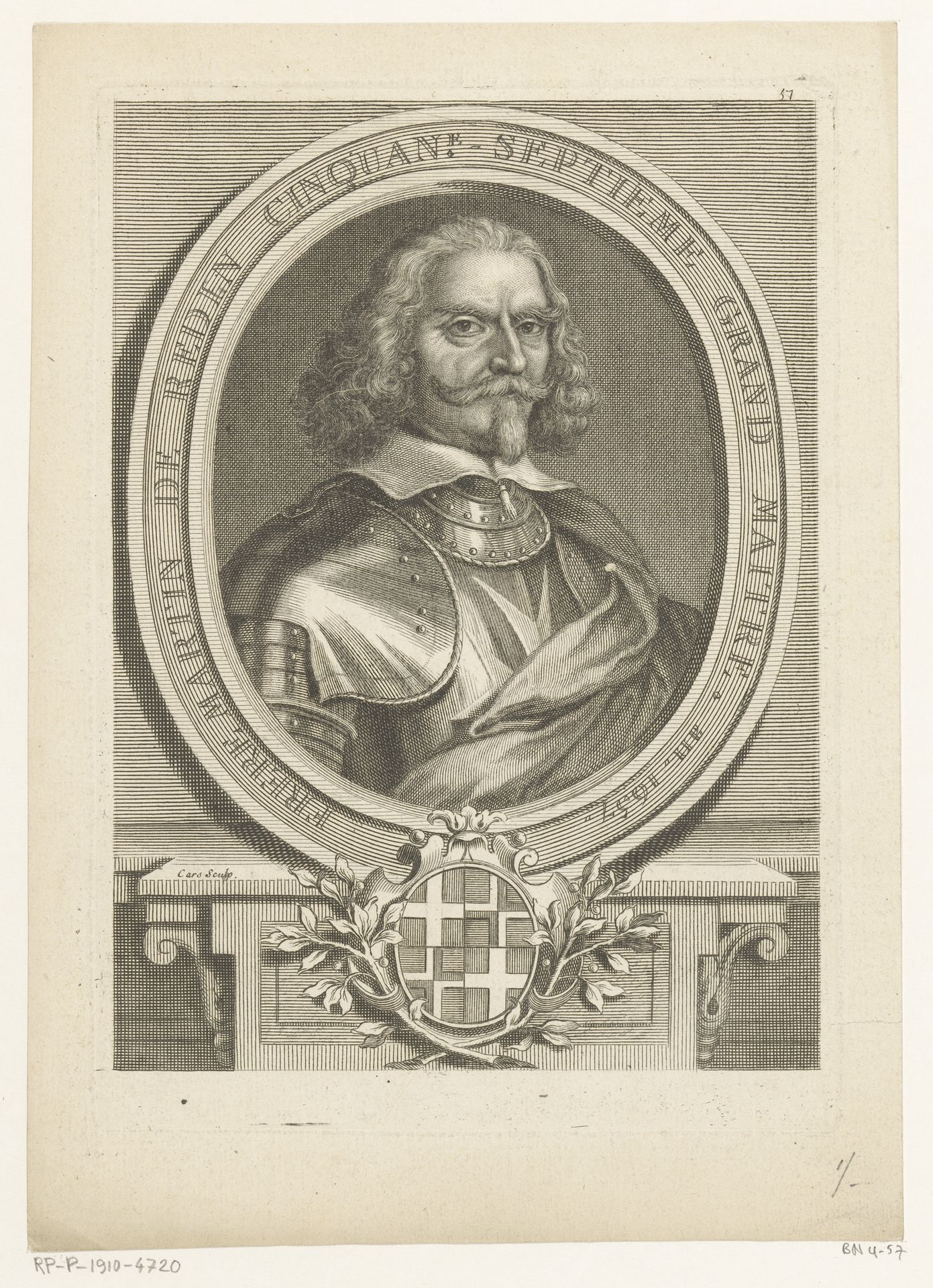 Portret van Martín de Redín by Laurent Cars