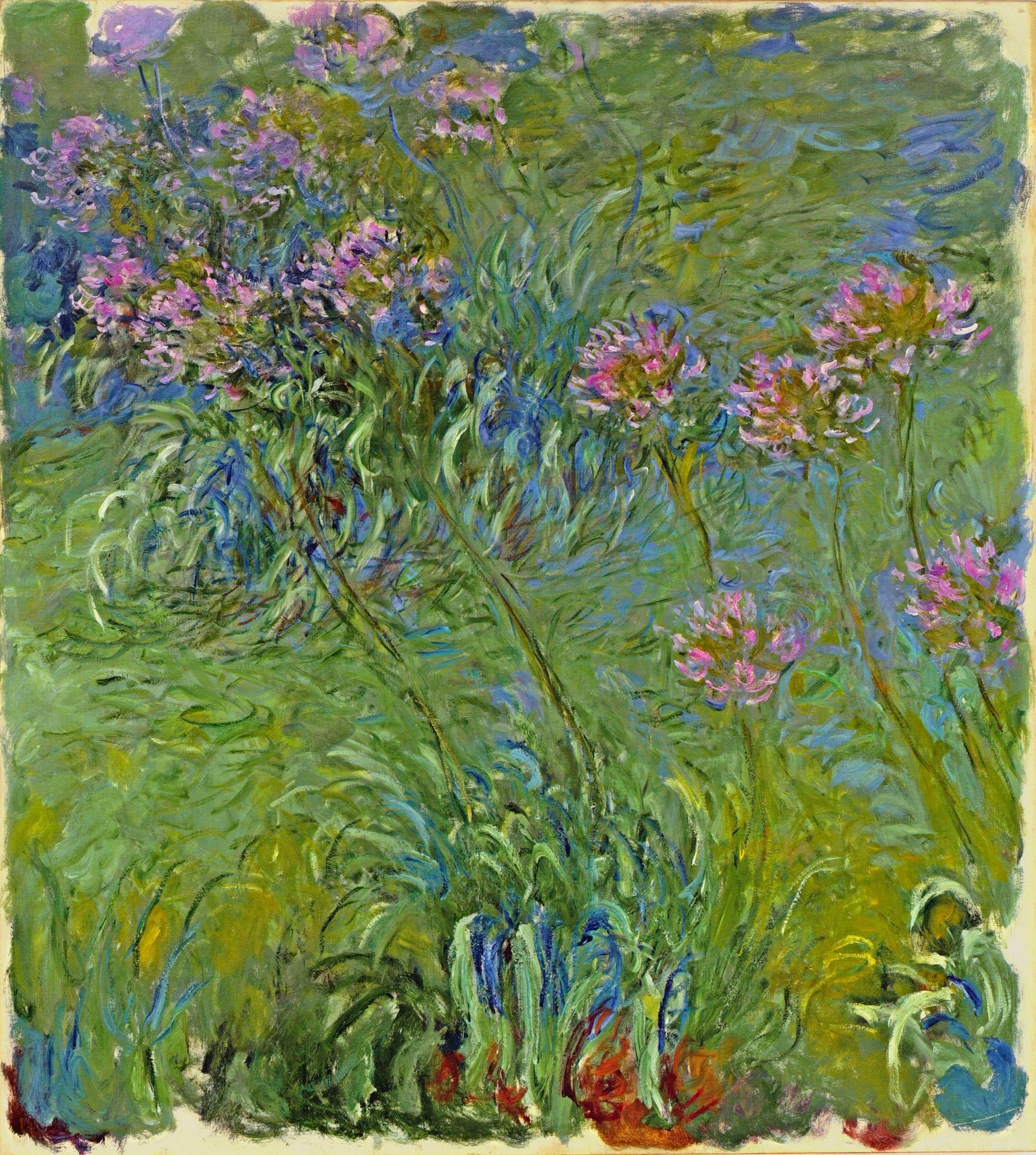 Agapanthus Flowers by Claude Monet