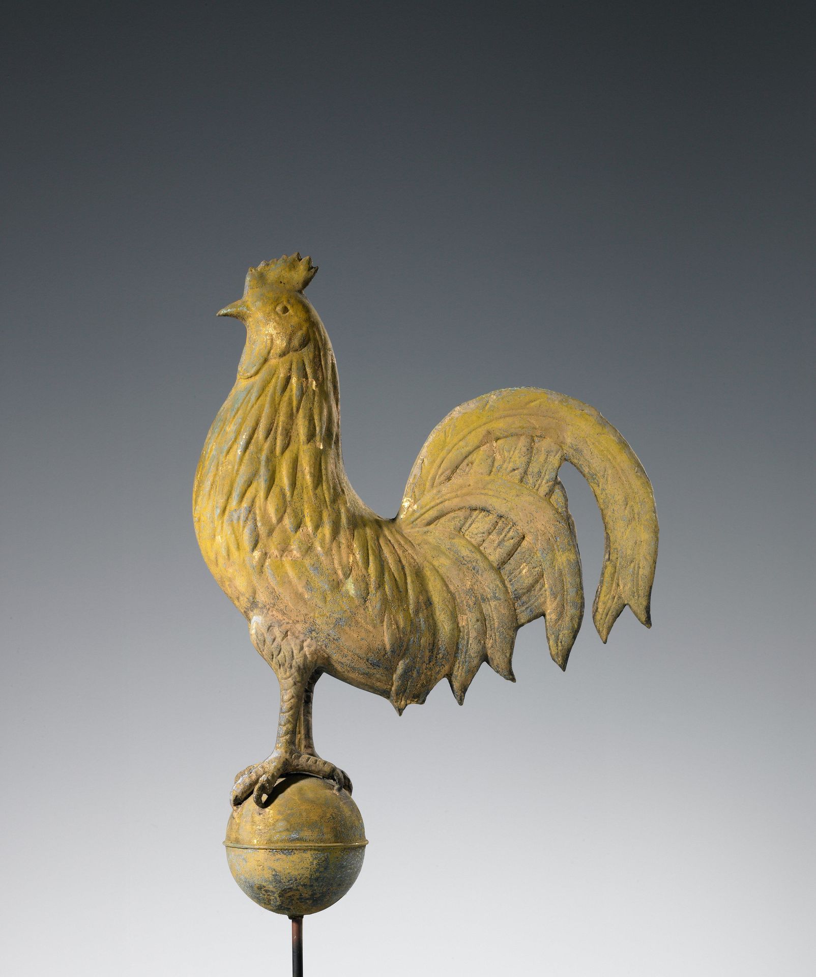 Rooster weathervane by J.W. Fiske