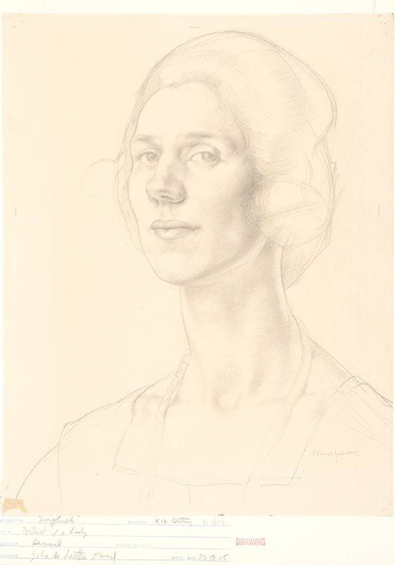 Portrait of a Lady by Francis Ernest Jackson