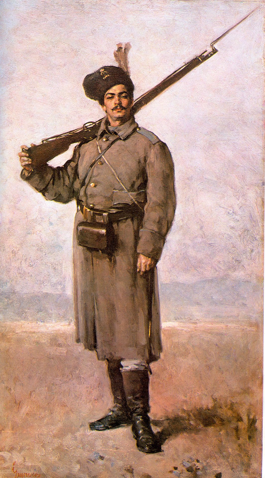 Dorobanțul by Nicolae Grigorescu