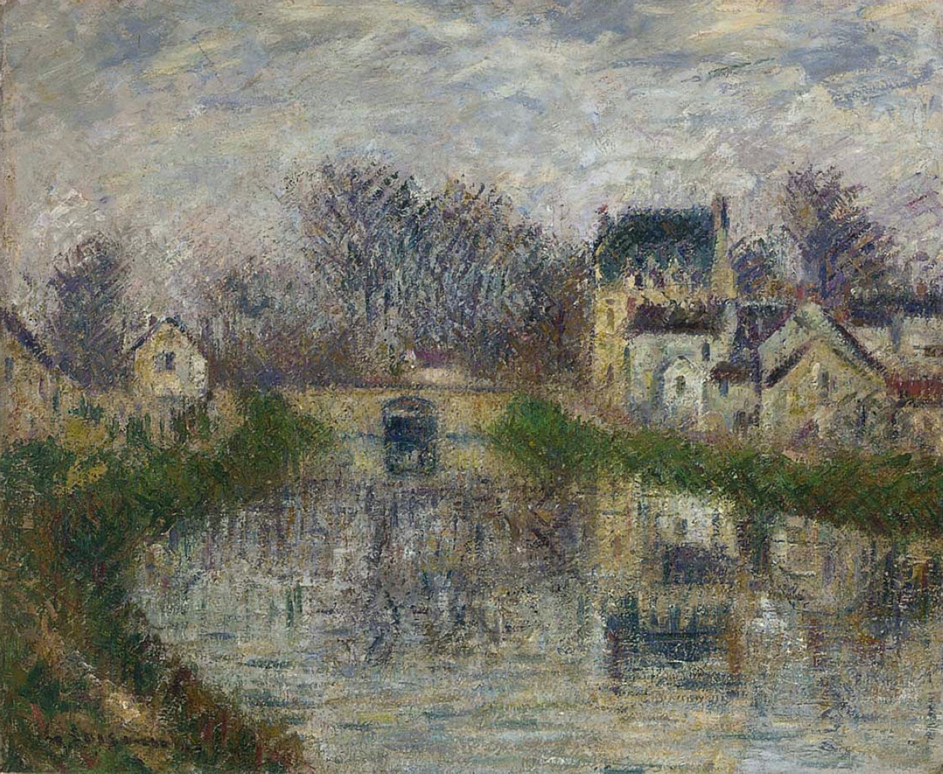 Canal at Moret by Gustave Loiseau