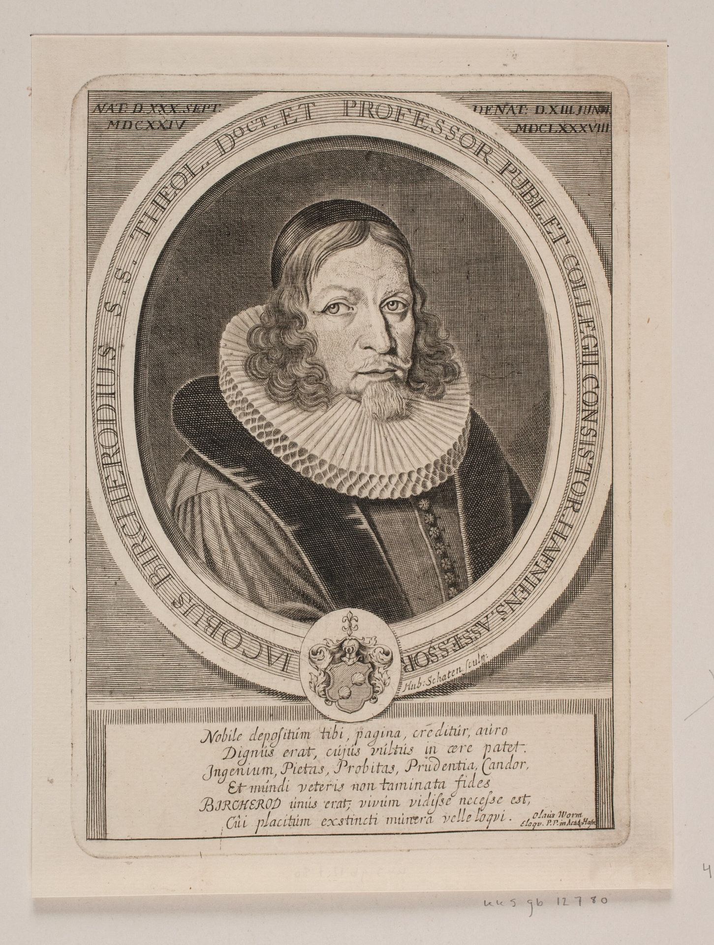 Professor Jacob Bircherod by Hubert Schaten