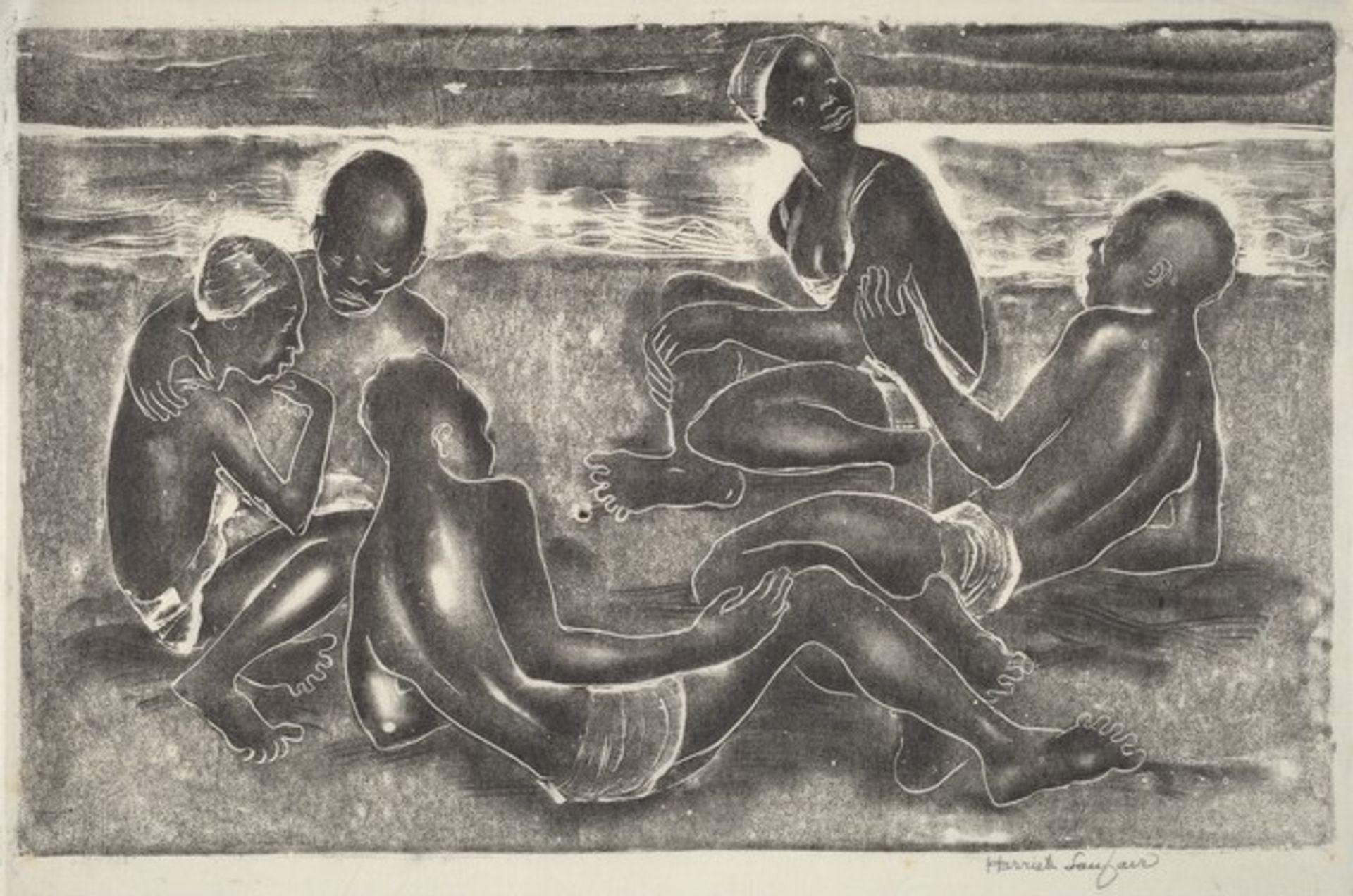 Untitled (At the Beach) by Harriet Keese Lanfair