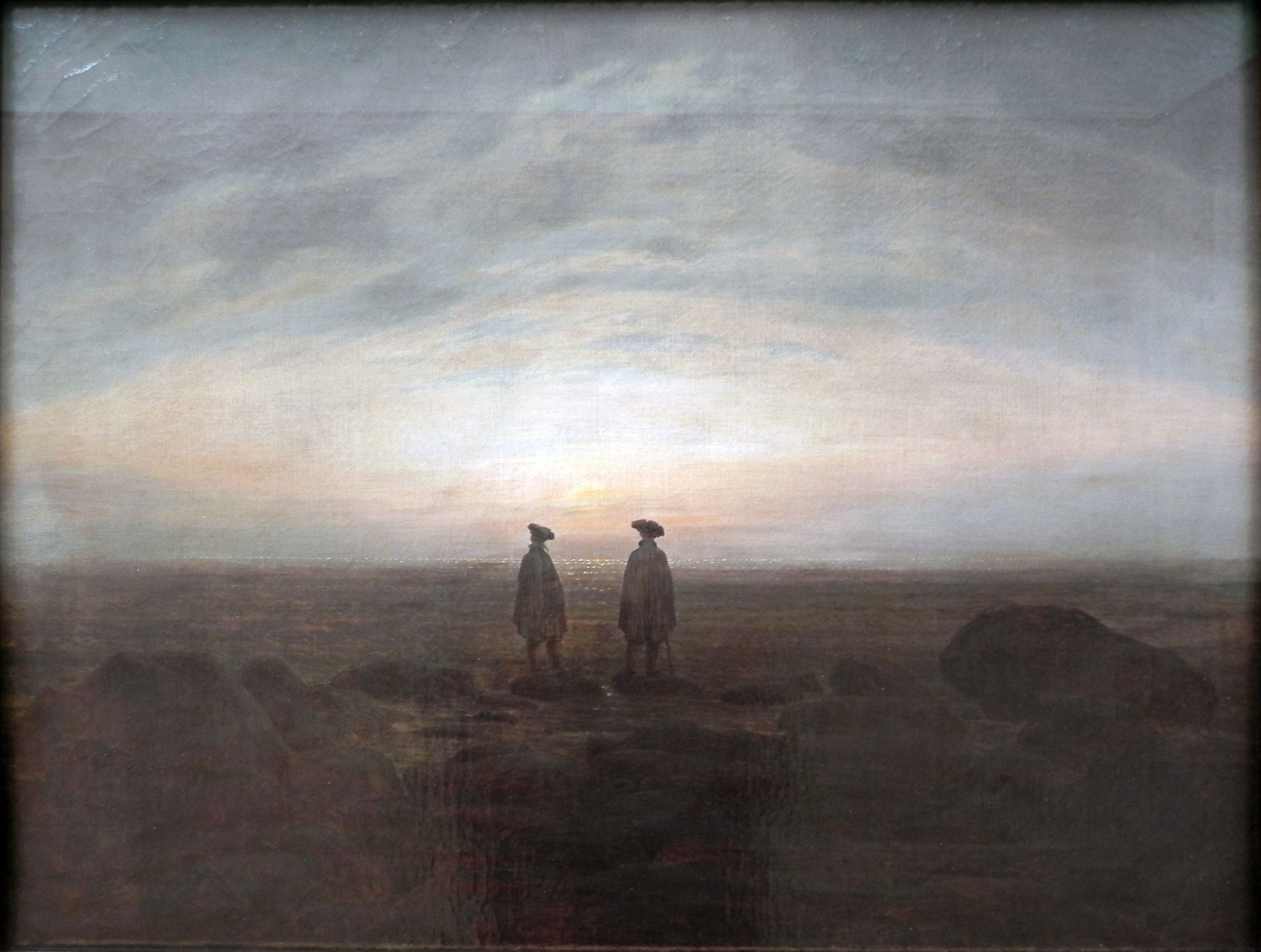 Two Men by the Sea by Caspar David Friedrich