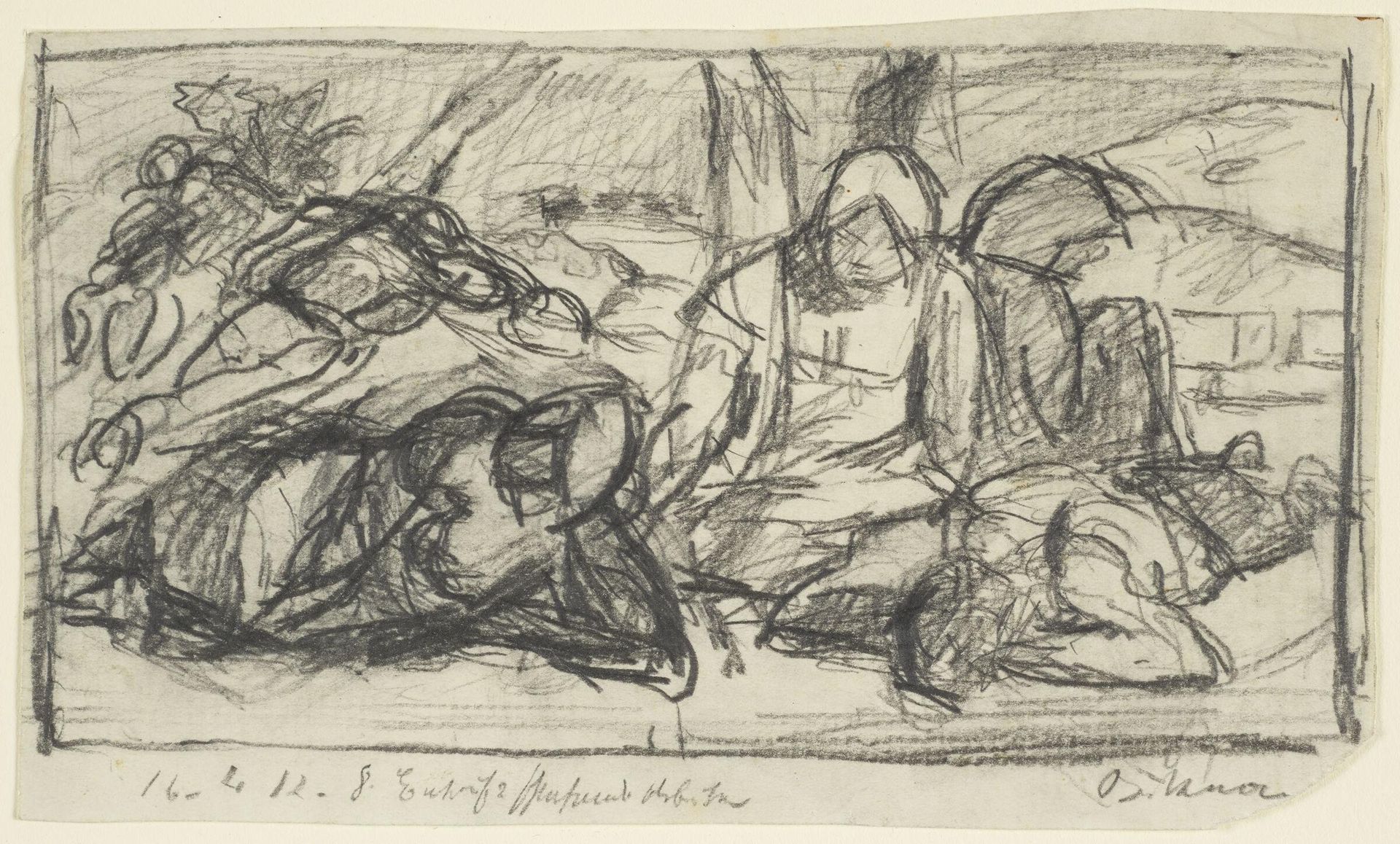 Sleeping Workers by Max Beckmann
