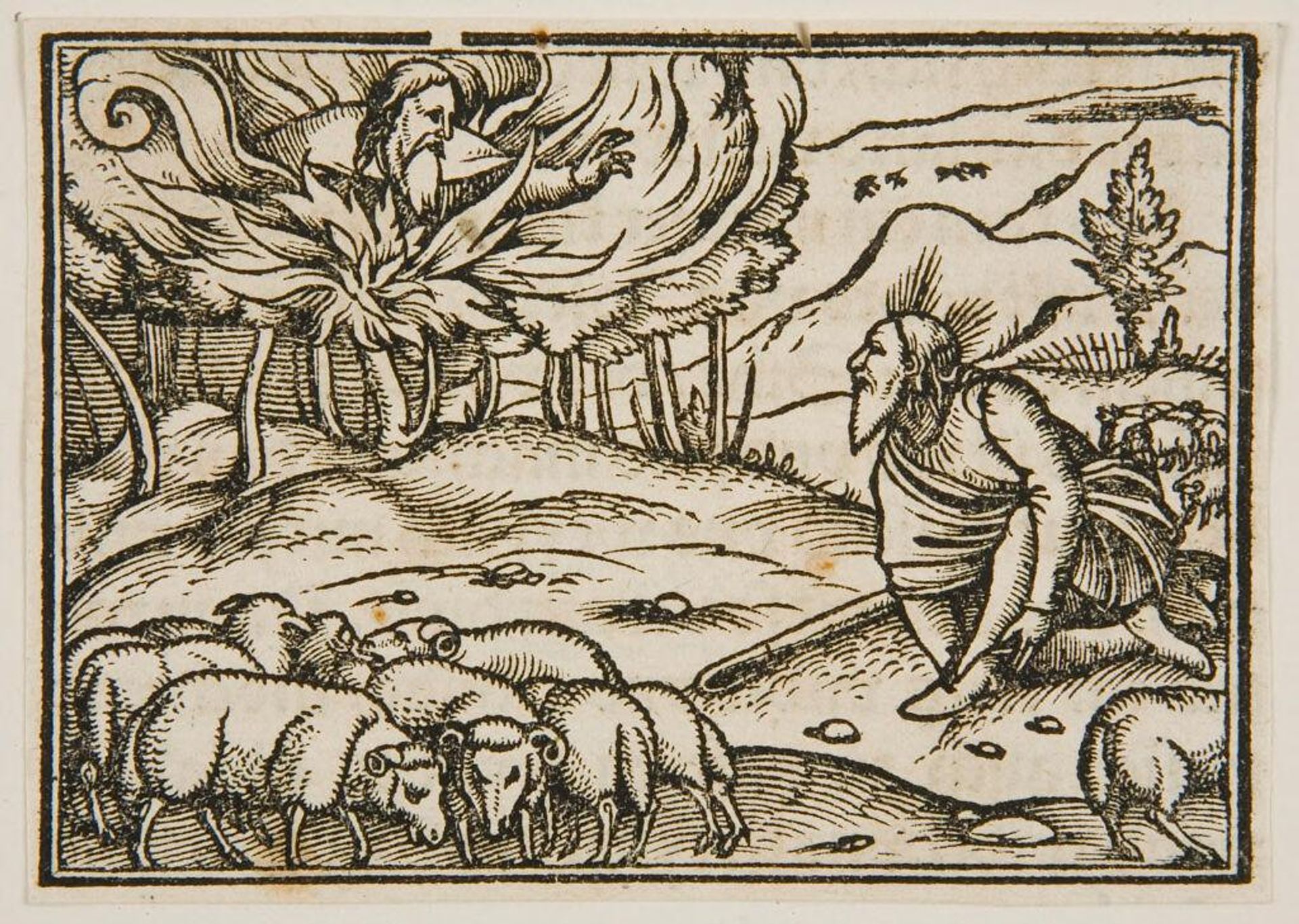 God speaks to Moses by Anonymous