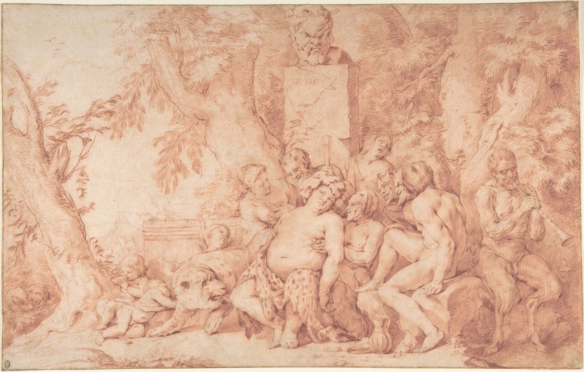 Bacchanalian Scene by Hendrick Berckman