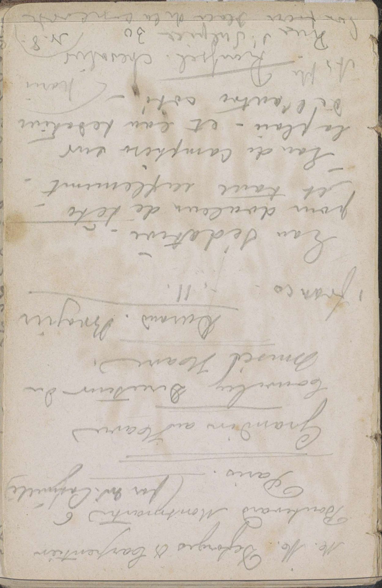 Notities, waaronder adressen in Parijs by Johannes Tavenraat