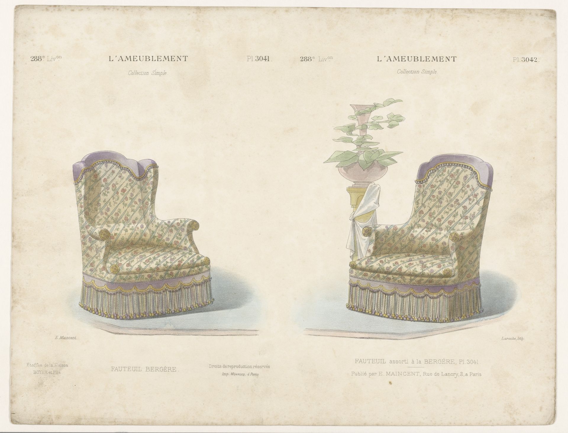 Twee fauteuils by Léon Laroche