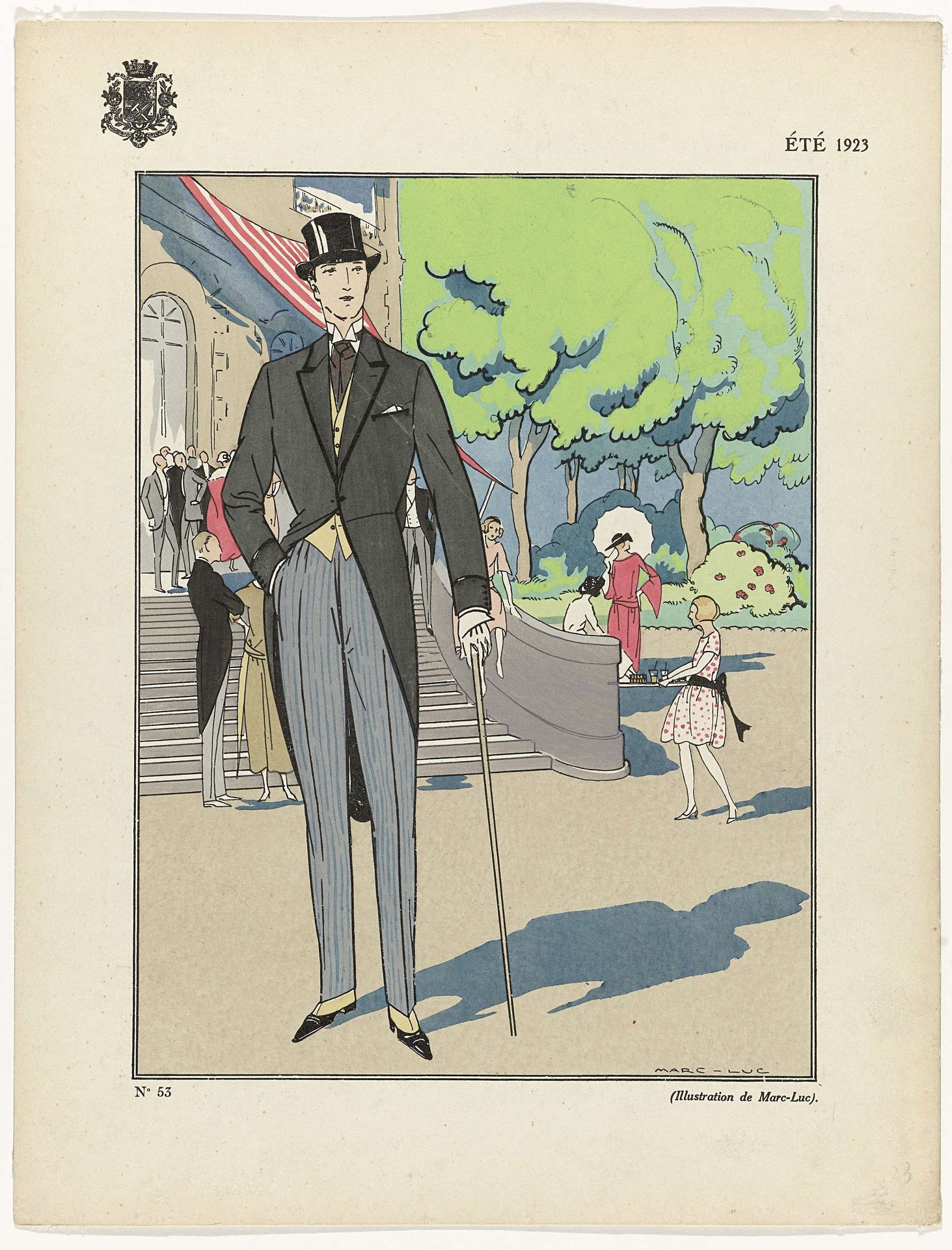 Été 1923, No. 53 : Illustration de Marc-Luc by Marc-Luc