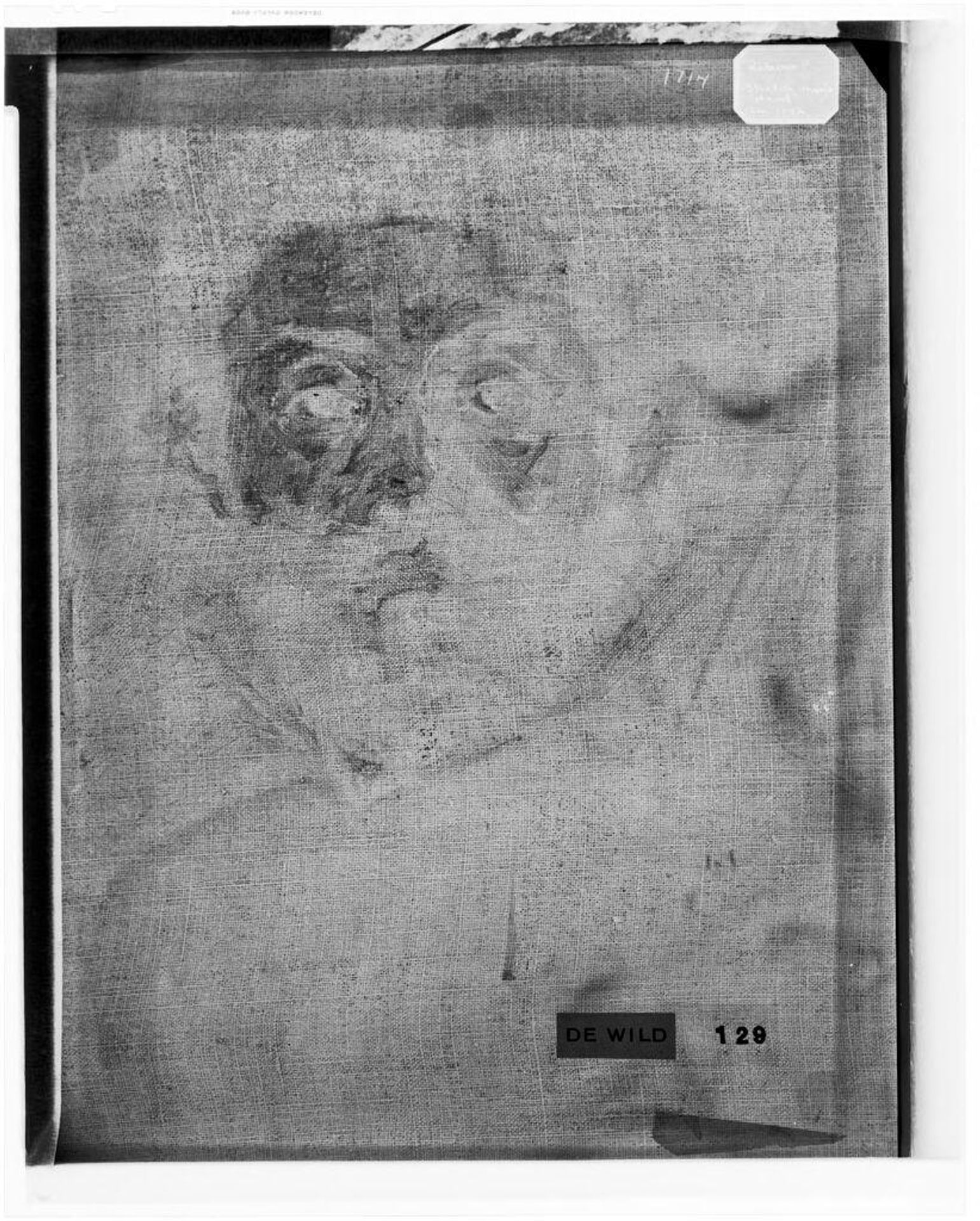 X-radiograph(s) of "John Barclay" by Artist of original: Frans Hals