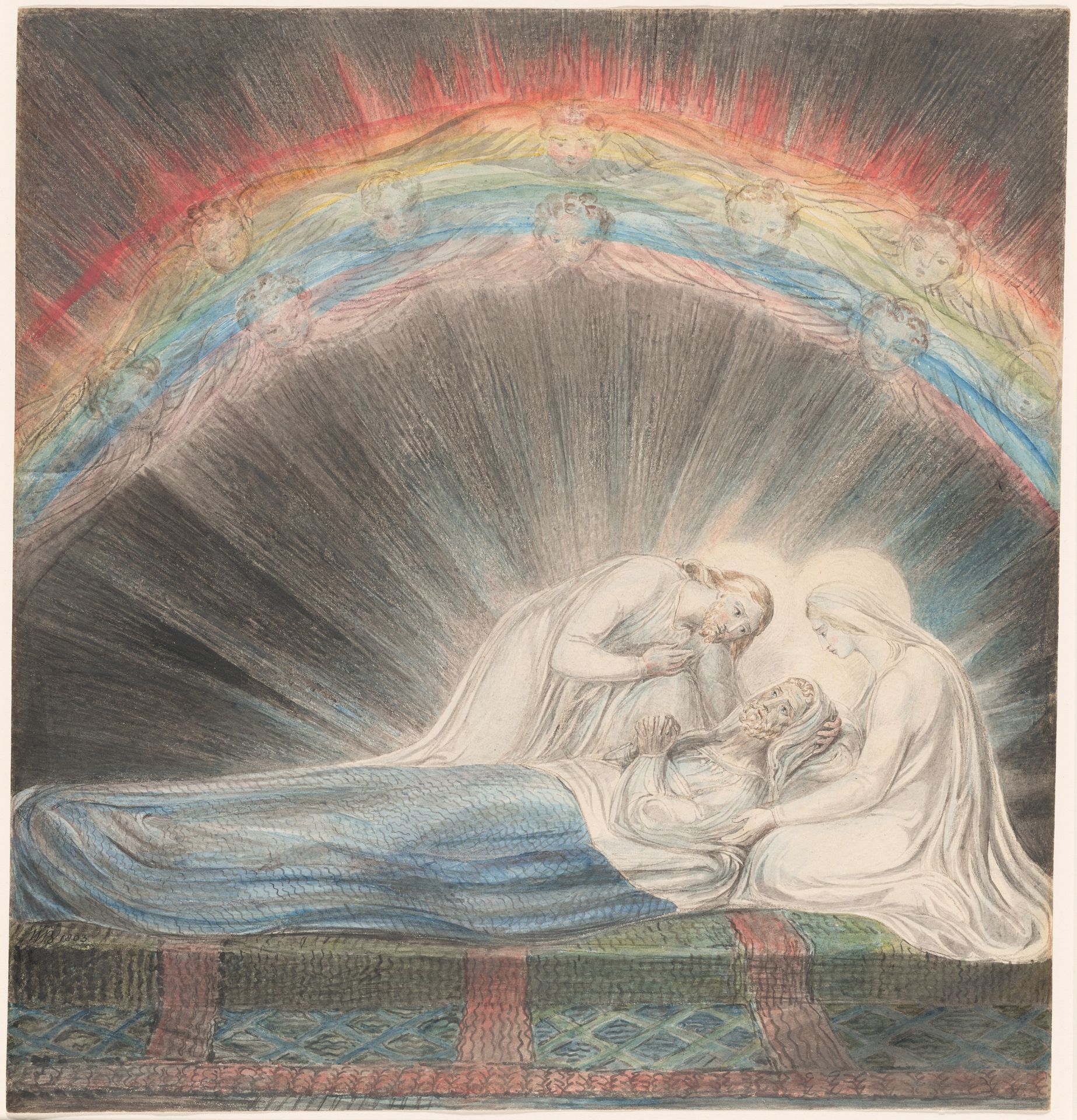 The Death of Saint Joseph by William Blake
