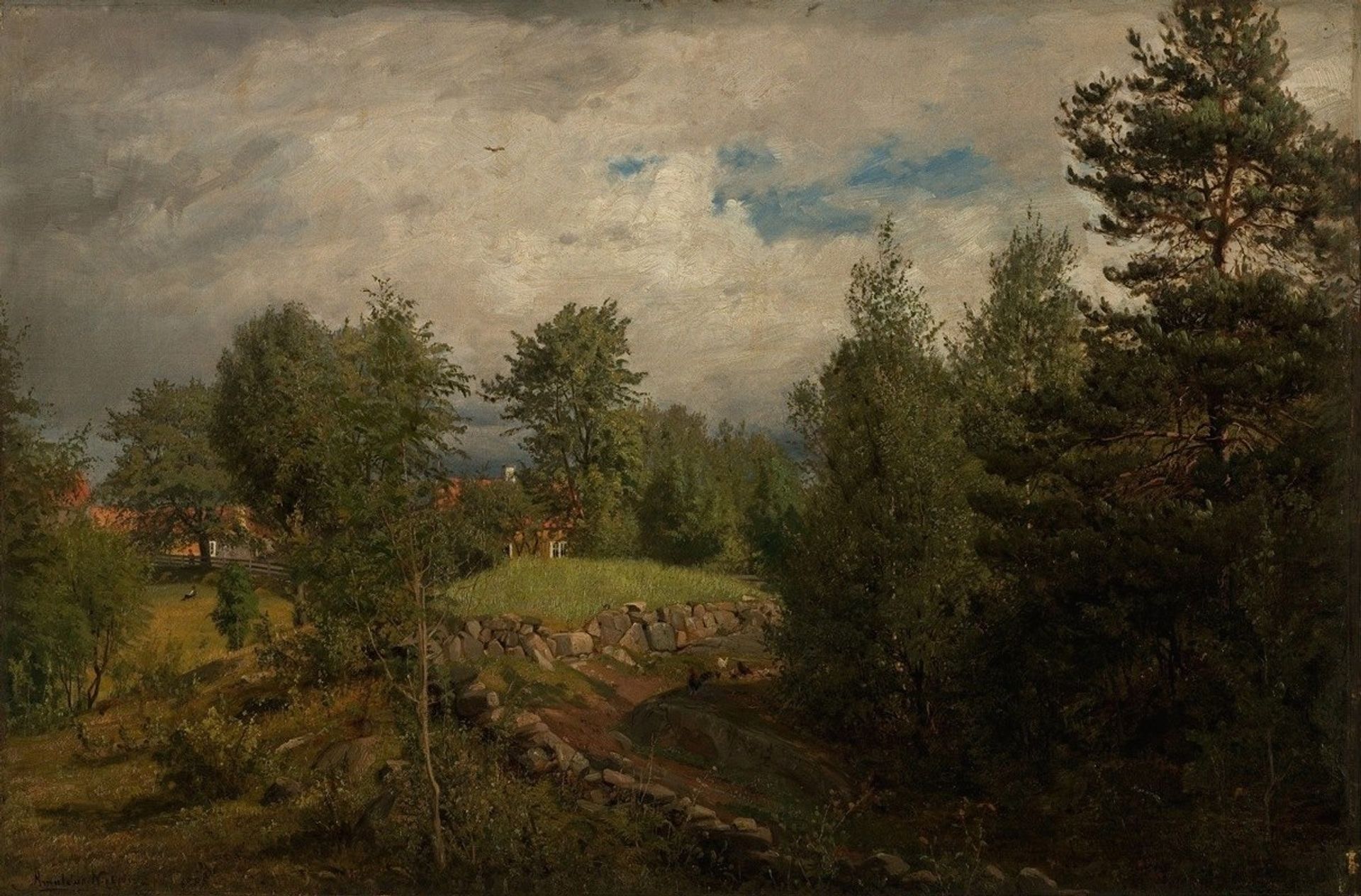 Fra Øyestad by Amaldus Nielsen
