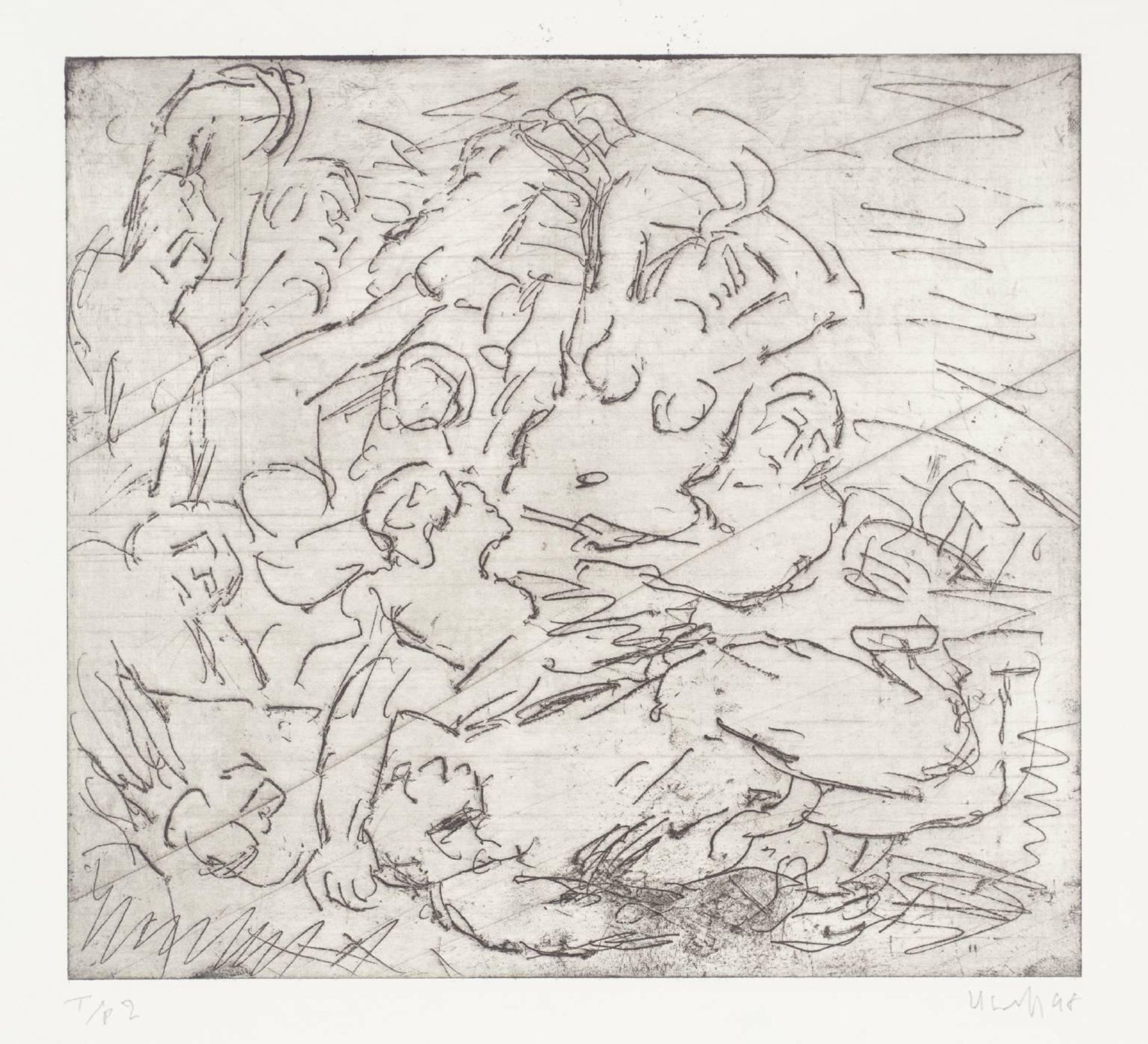 The Brazen Serpent (2) by Leon Kossoff