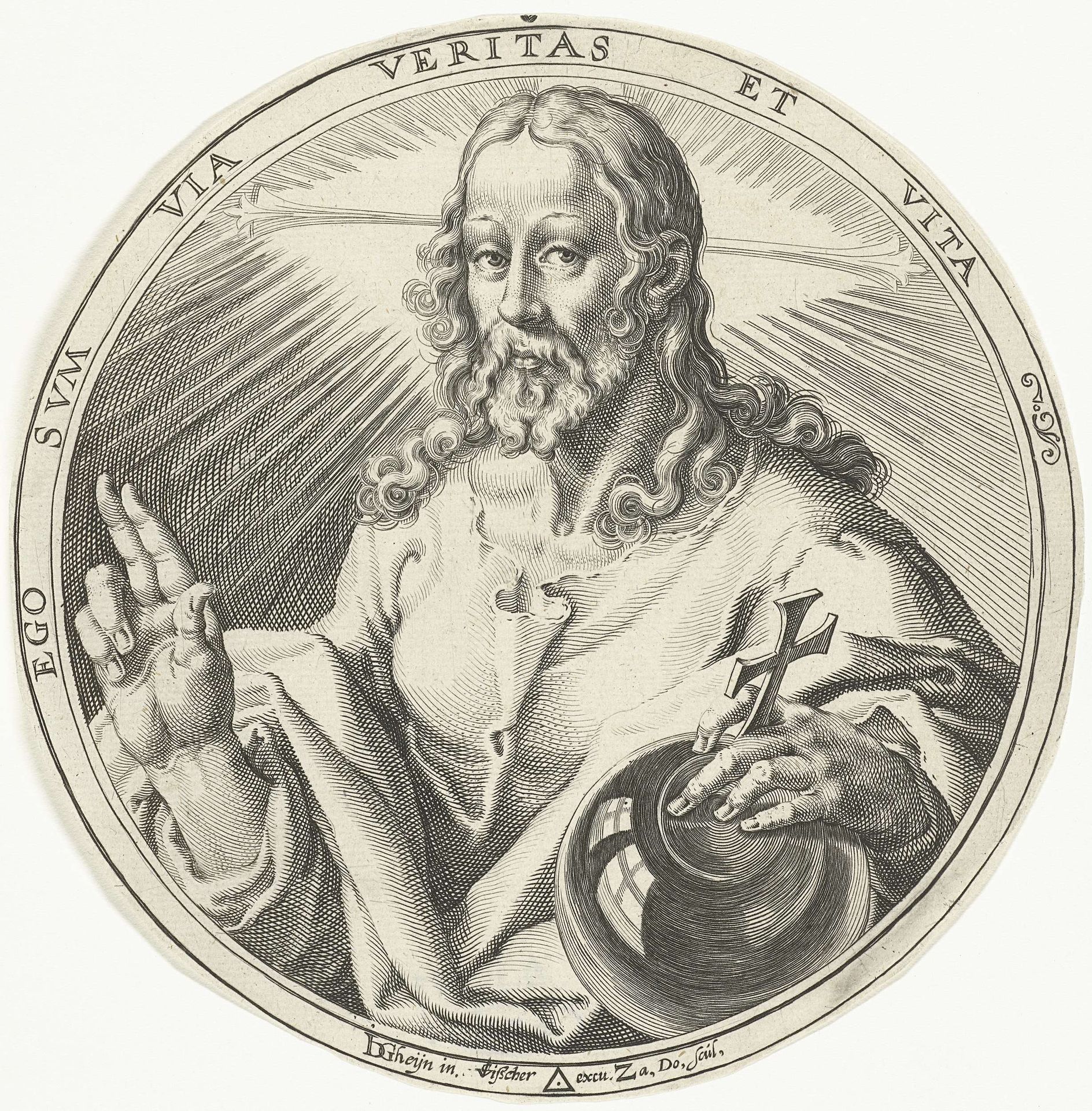 Christus als Salvator Mundi by Zacharias Dolendo