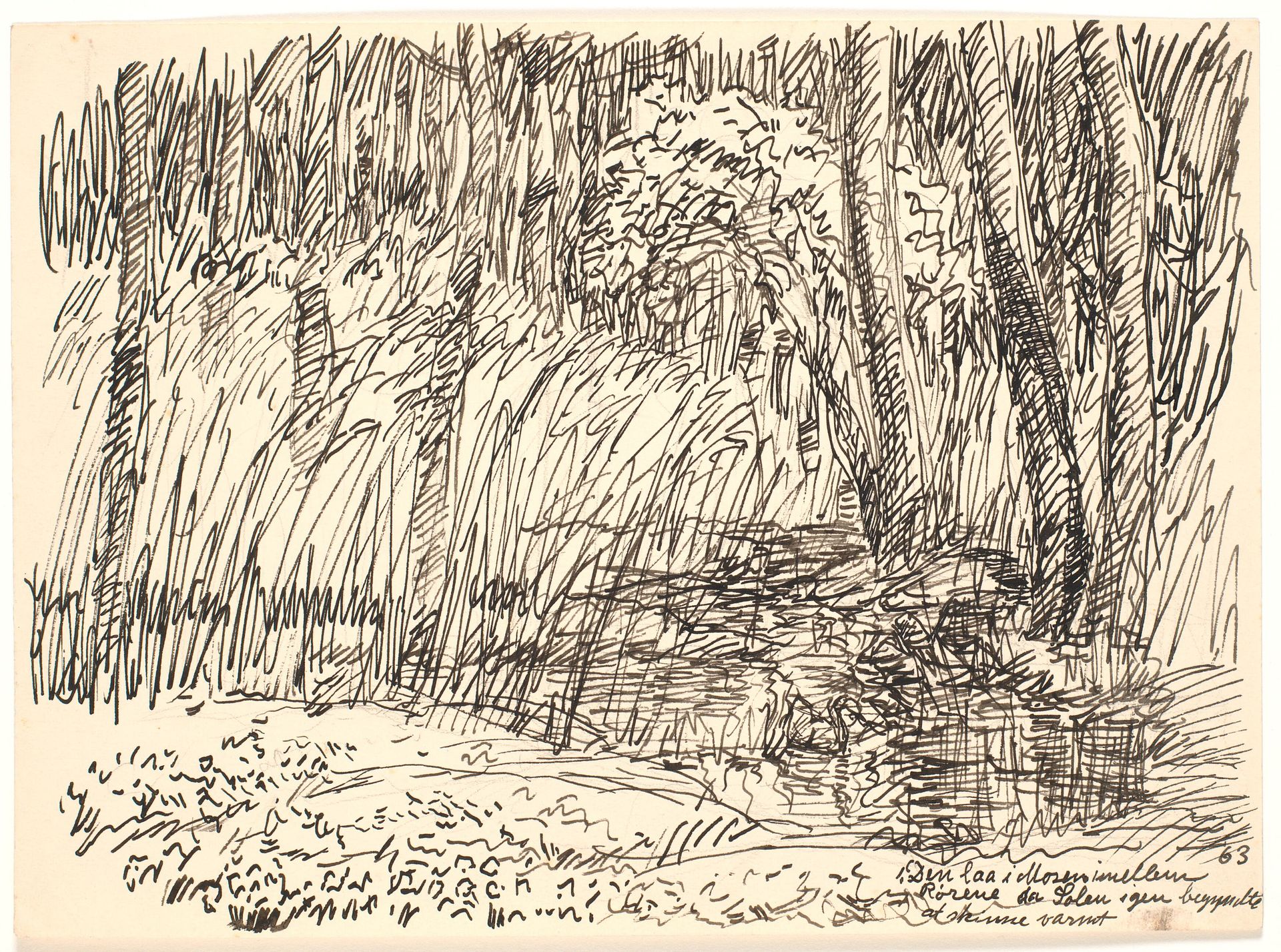 Den laa i Mosen... by Fritz Syberg