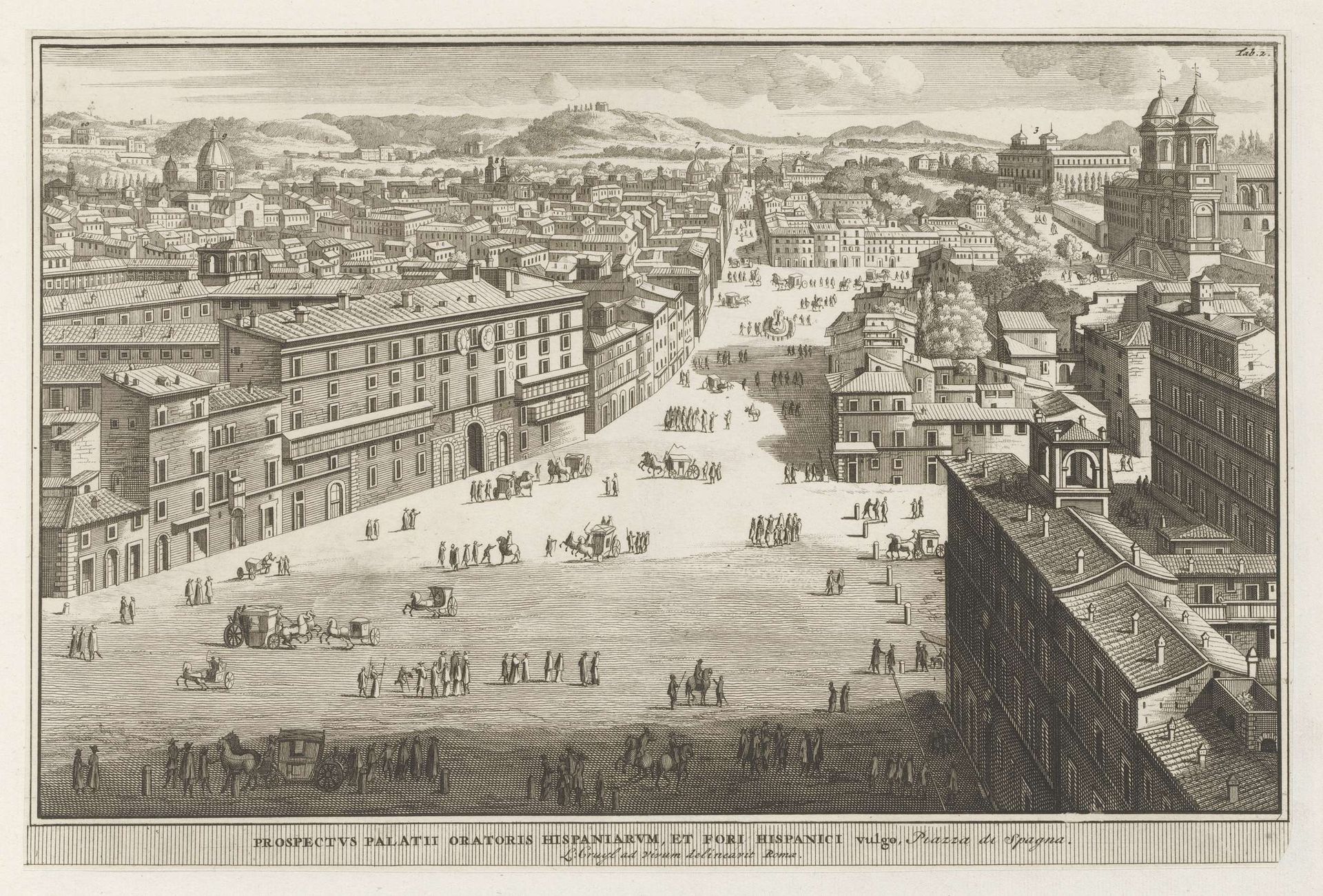 Piazza di Spagna te Rome by Jacobus Baptist