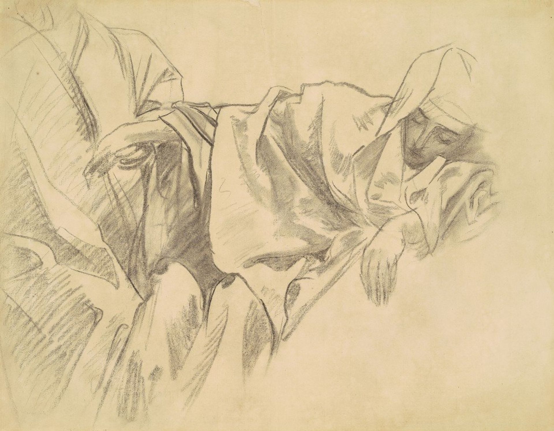 Study of the Crucifixion for ‘Fifteen Mysteries of the Rosary’ by John Singer Sargent