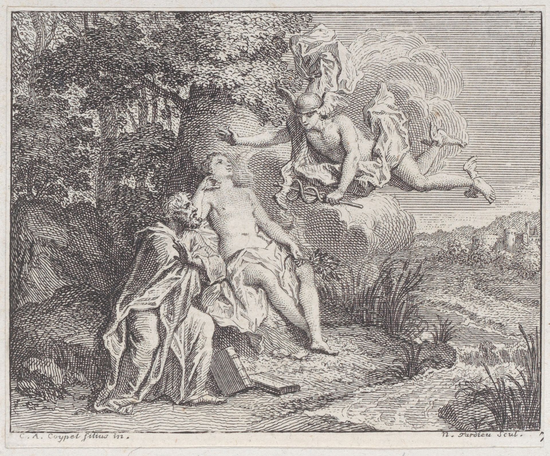Book 4, Fable 16: the peace (La paix) by Nicolas Henry Tardieu
