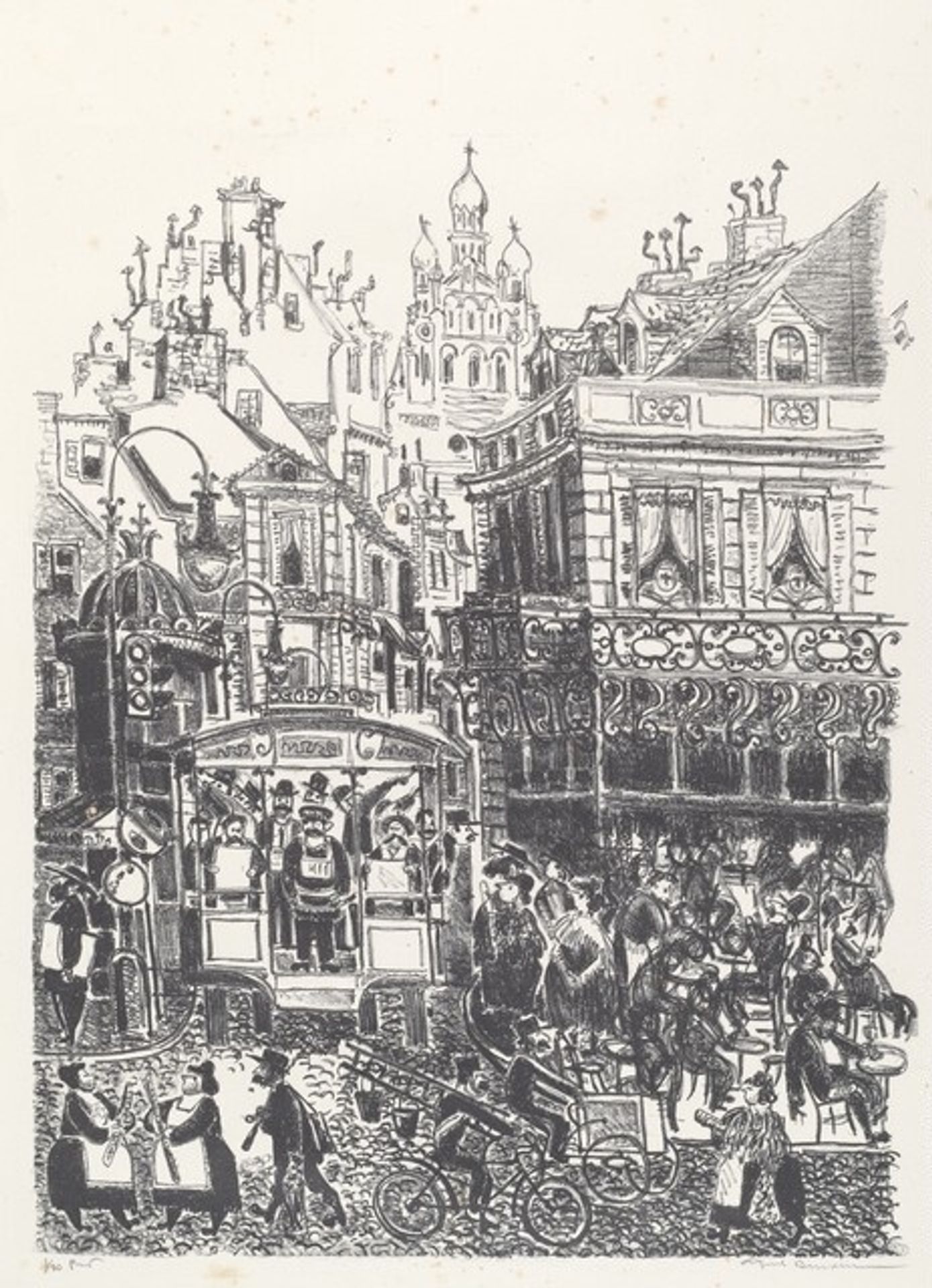 Sacre Coeur by Alfred Bendiner