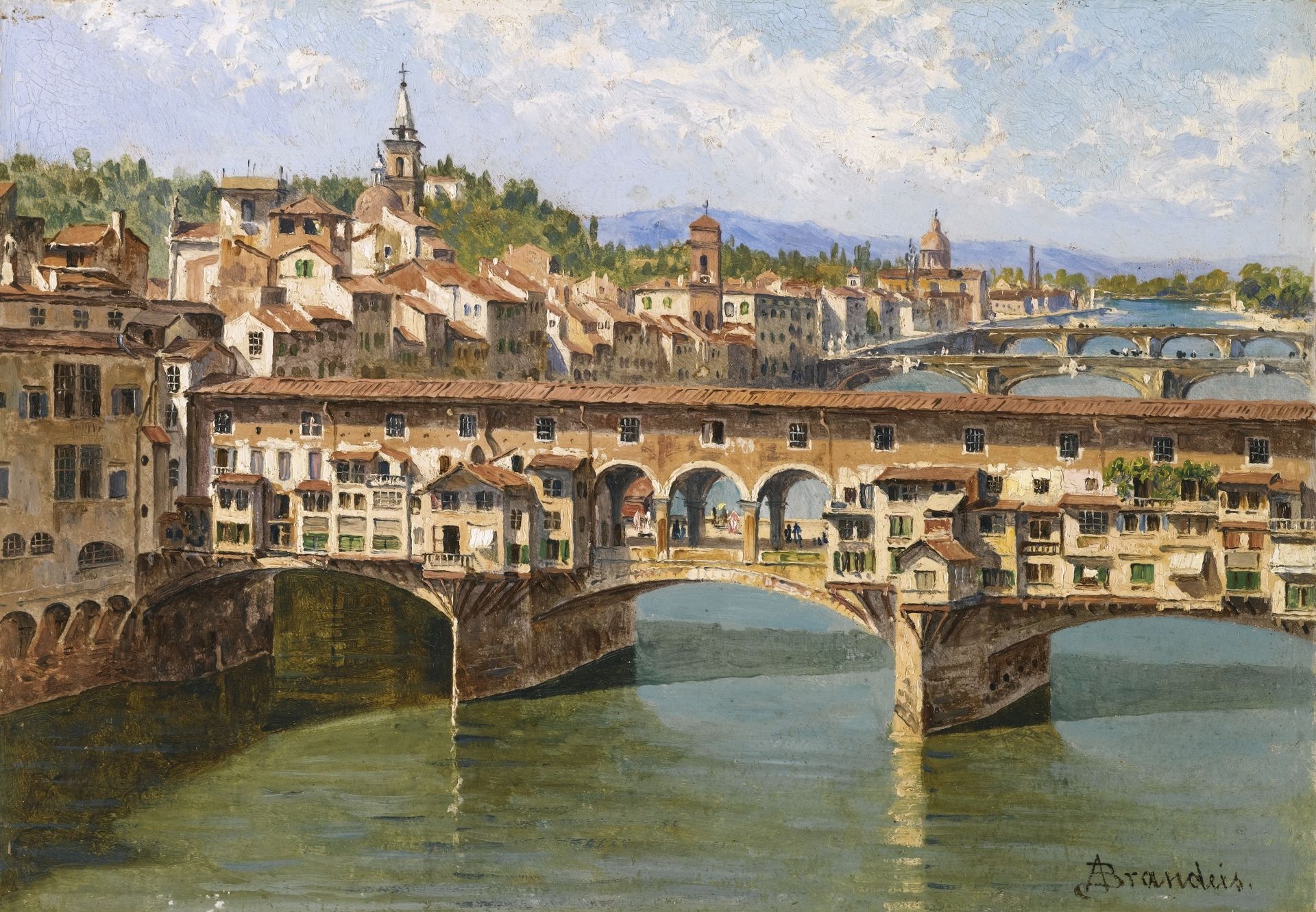 Ponte Vecchio, Florence by Antonietta Brandeis