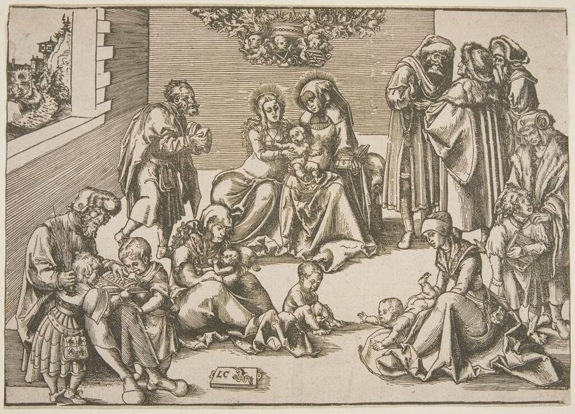 The Holy Kinship by Lucas Cranach the Elder