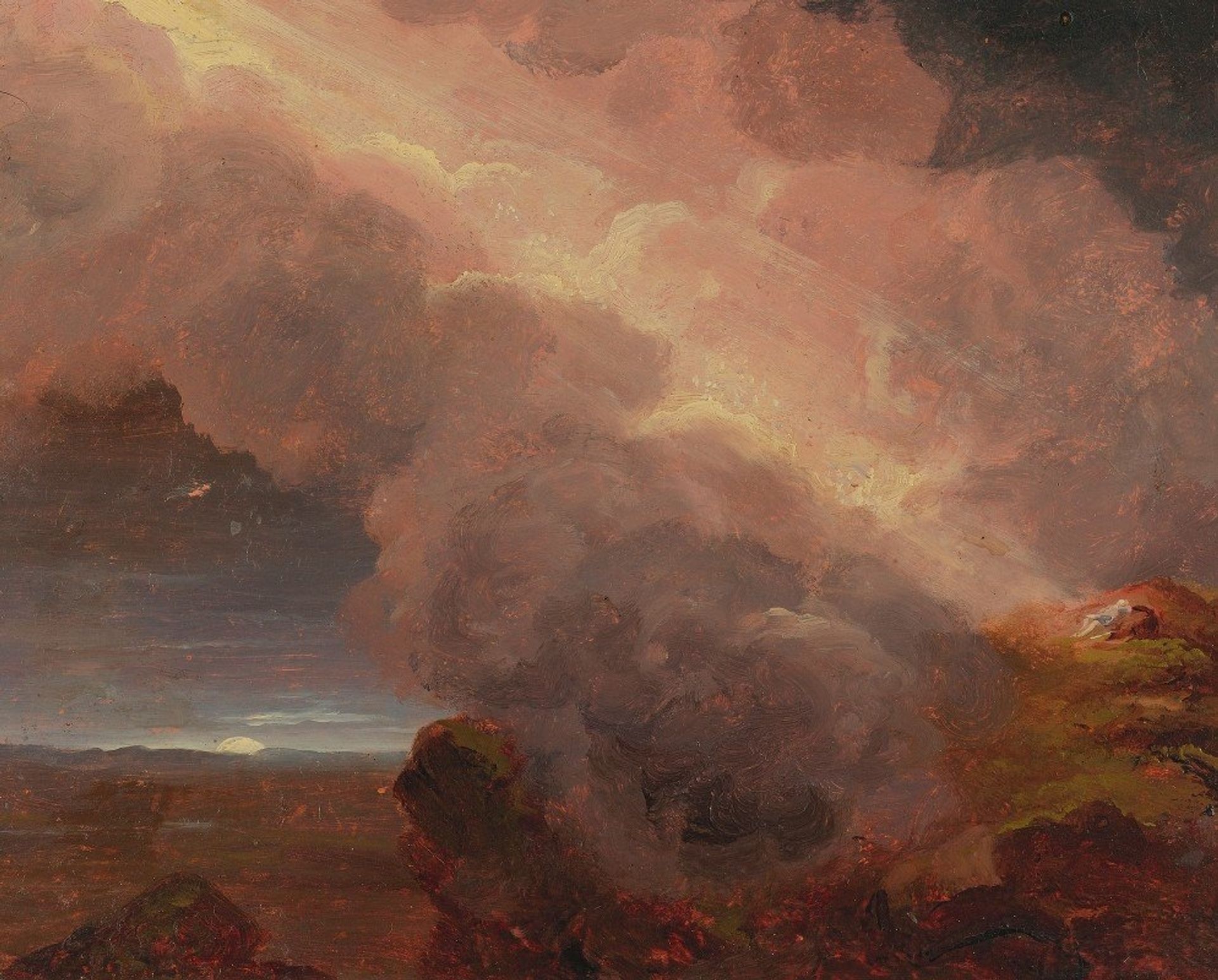 Clouds On The Mountaintop by Thomas Cole
