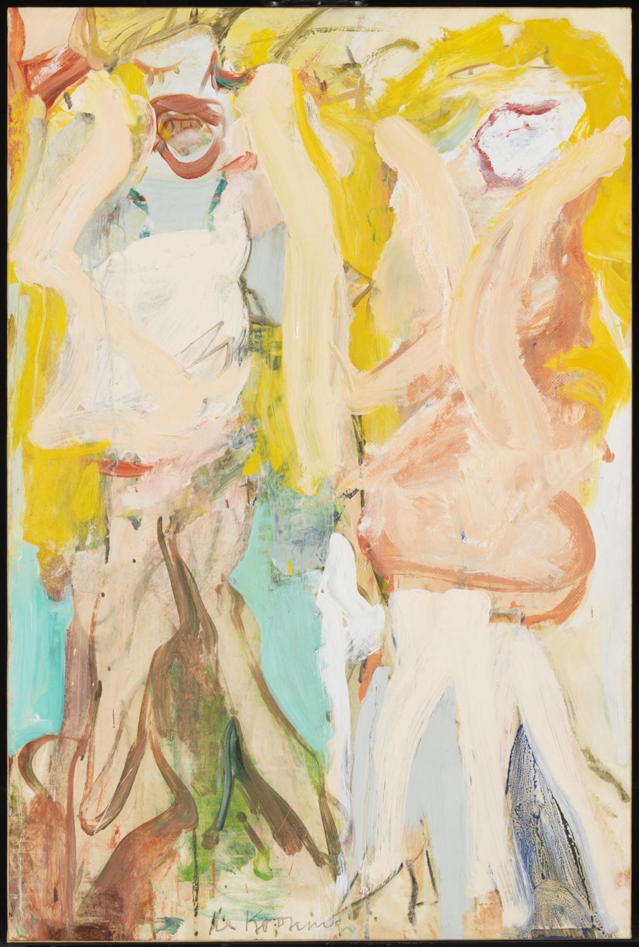 Women Singing II by Willem de Kooning