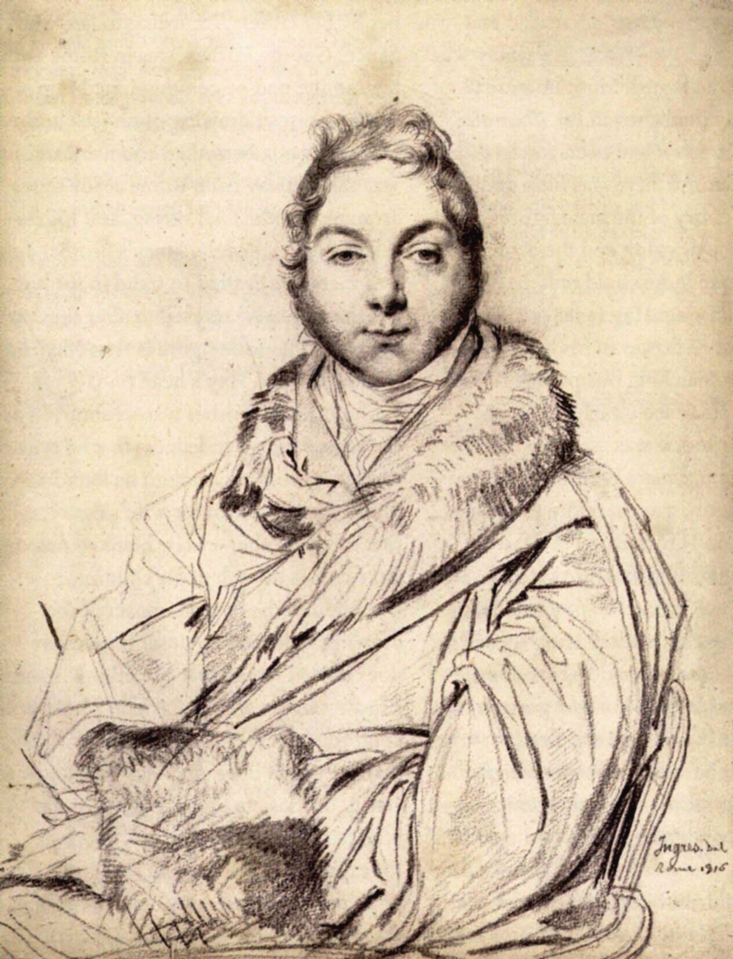 Alexander Baillie by Jean Auguste Dominique Ingres