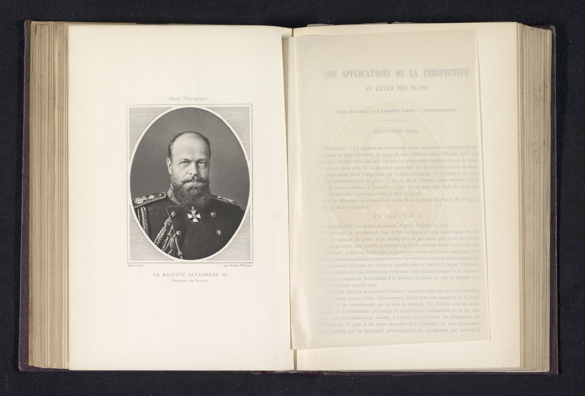 Portret van Alexander III van Rusland by Nadar
