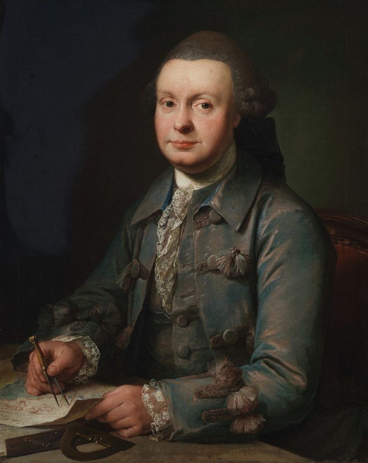 Peder Rahr, købmand i Ribe by Jens Juel