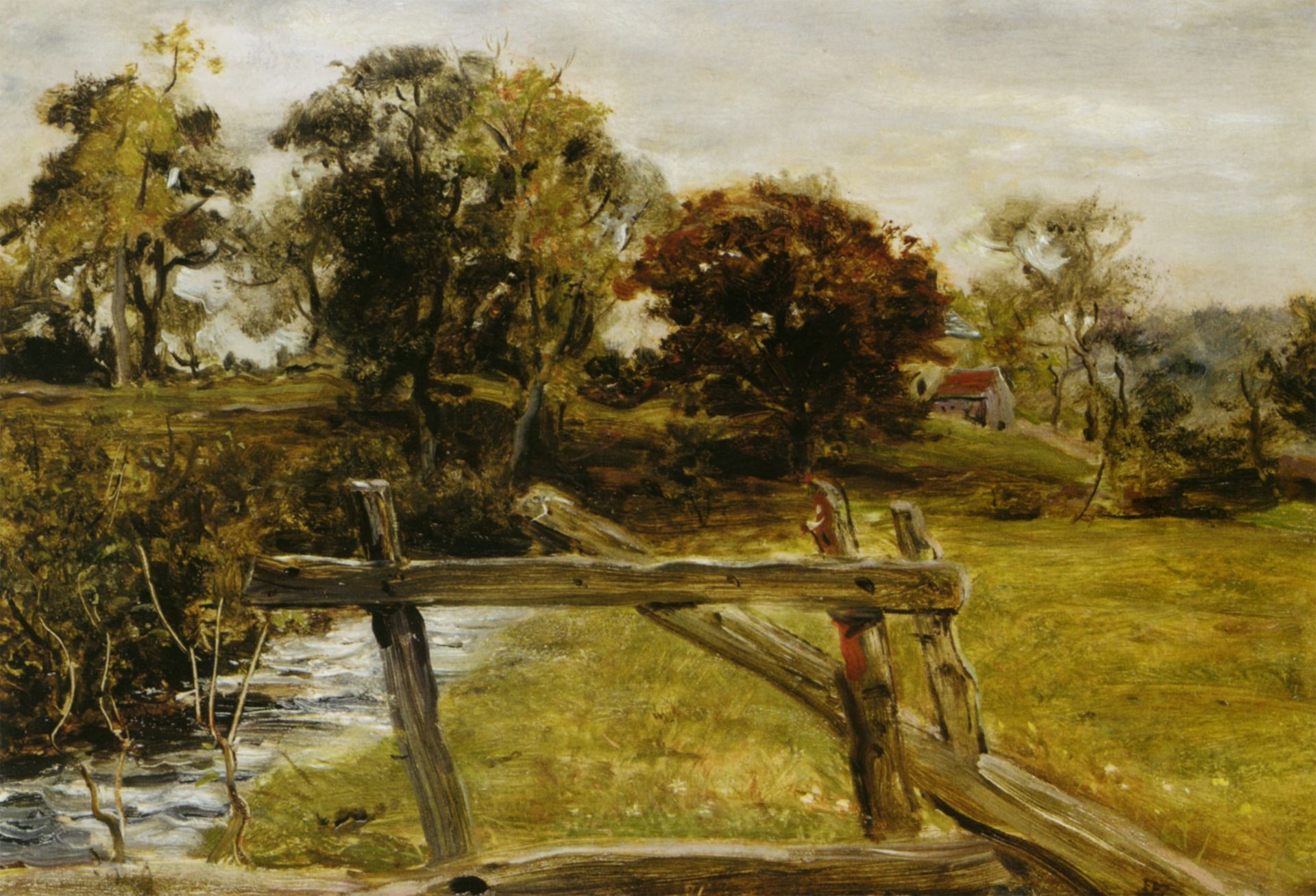 View Near Hampstead by Sir John Everett Millais