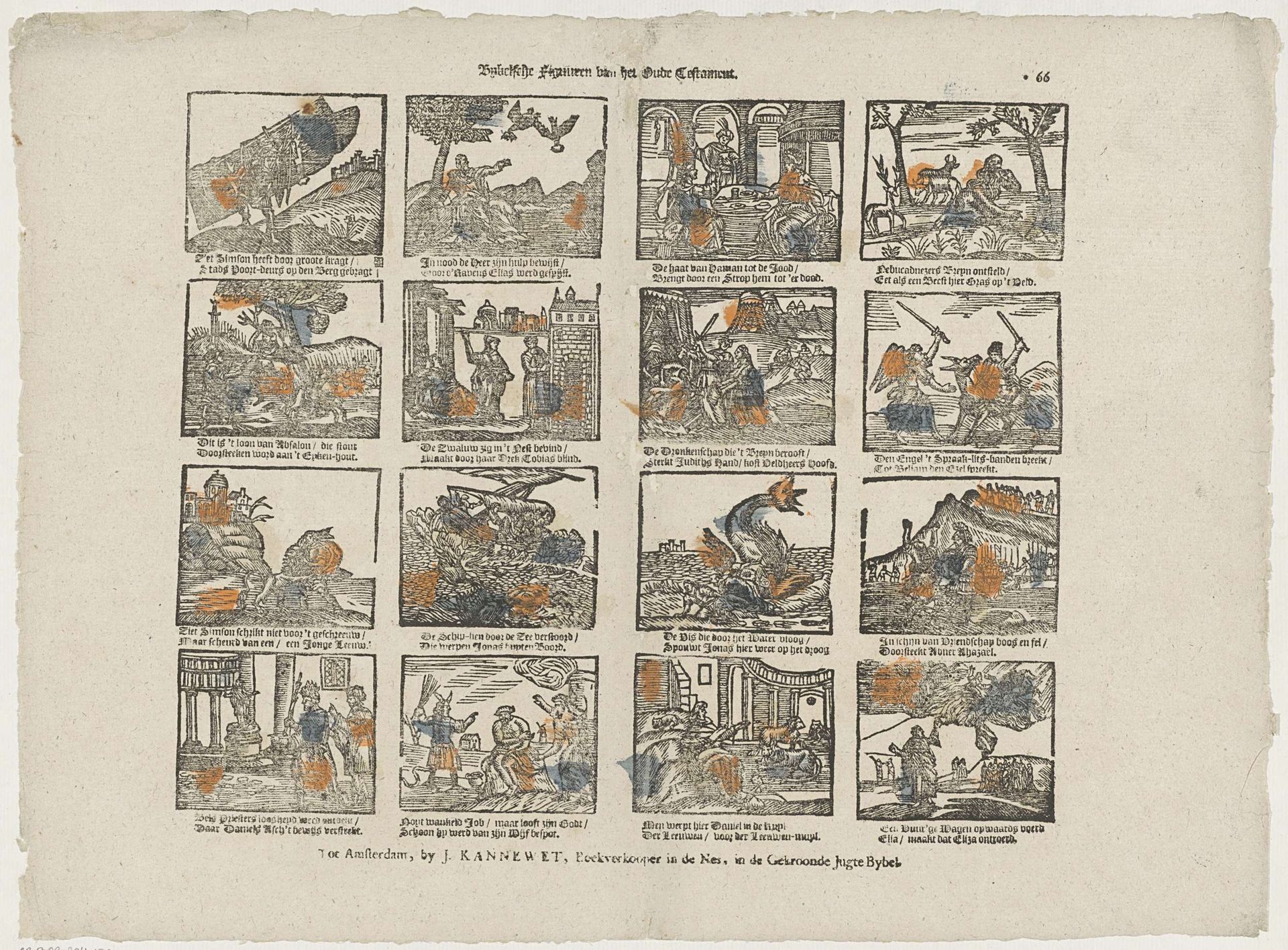 Bybelsche figuuren van het Oude Testament by Johannes (II) Kannewet