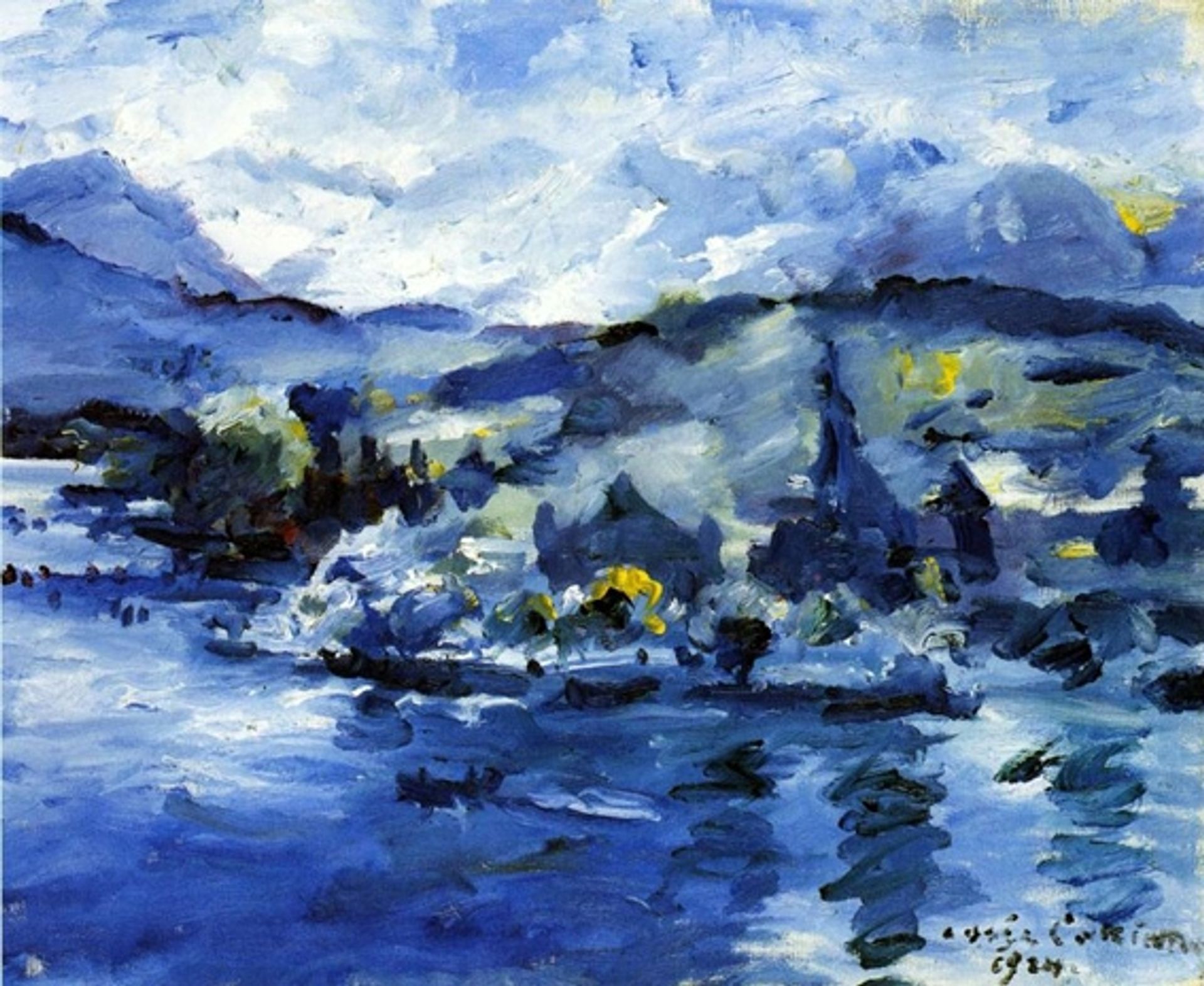 Lake Lucerne-Afternoon by Lovis Corinth