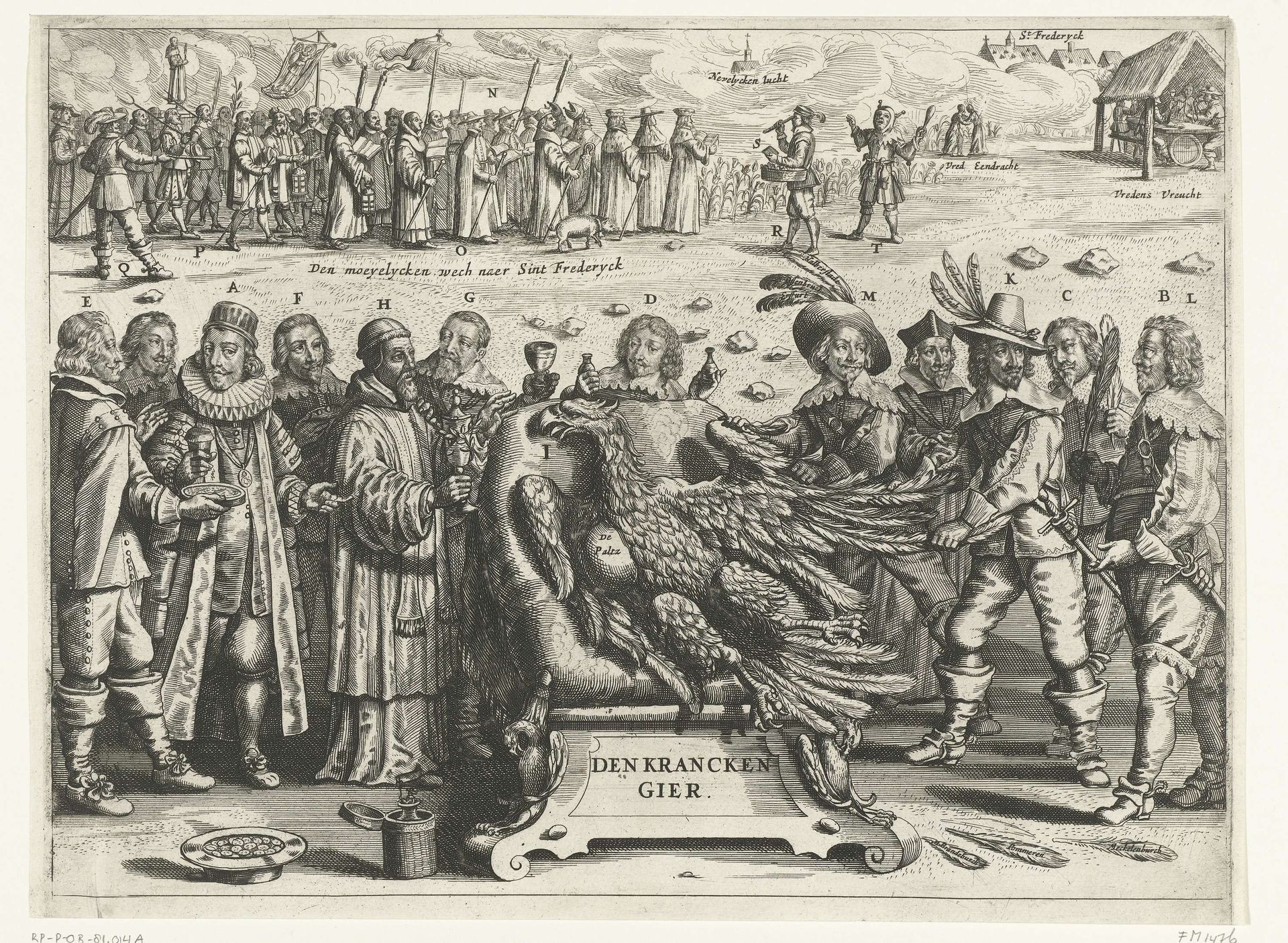 Spotprent op de val van paltsgraaf Frederik van Bohemen, 1622 by Anonymous