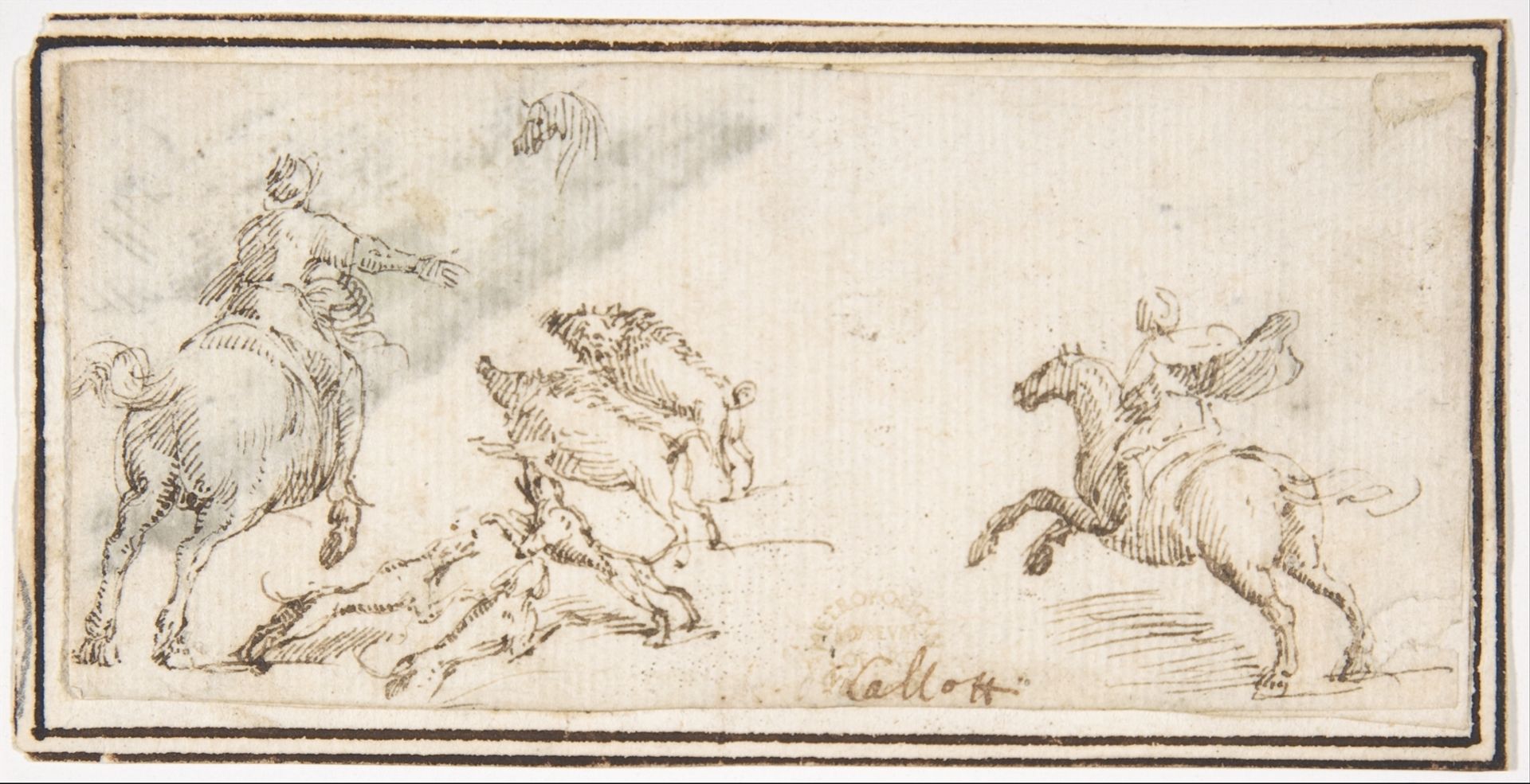 Boar Hunt by Francesco Allegrini