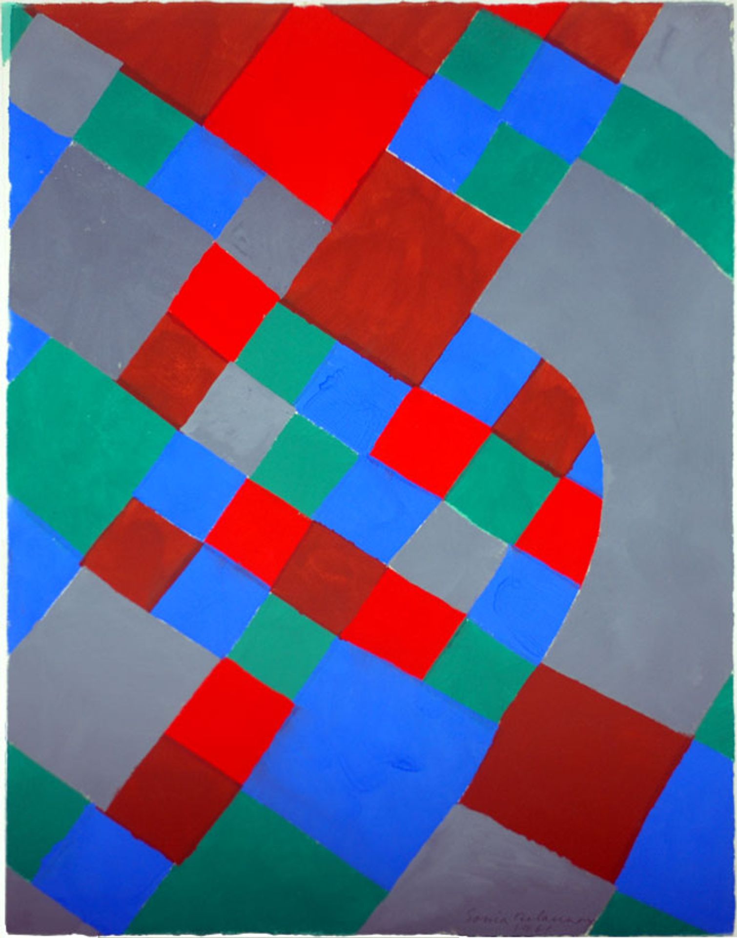 Word poetry, poetry of colors by Sonia Delaunay