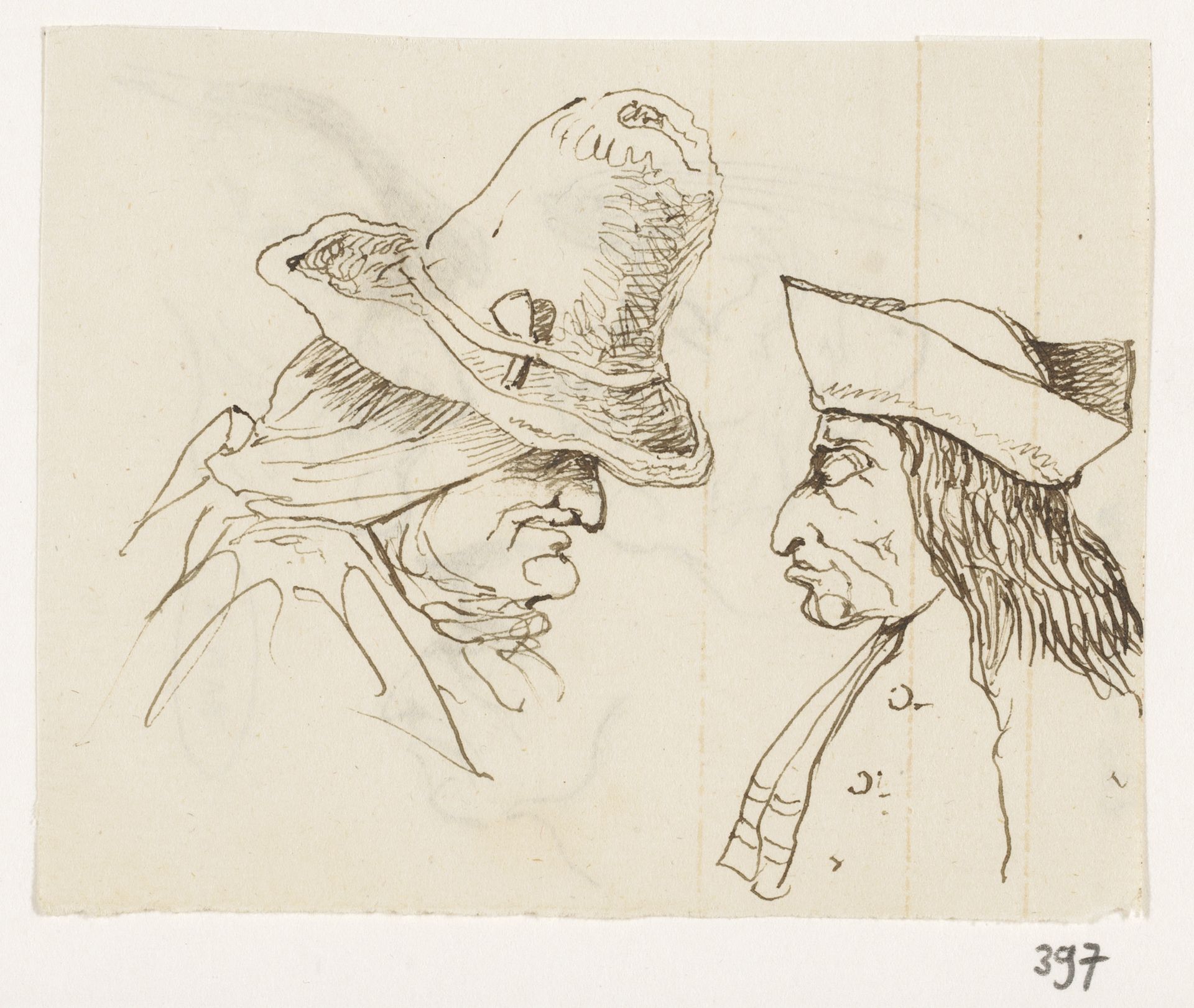 Twee koppen by Johannes Tavenraat