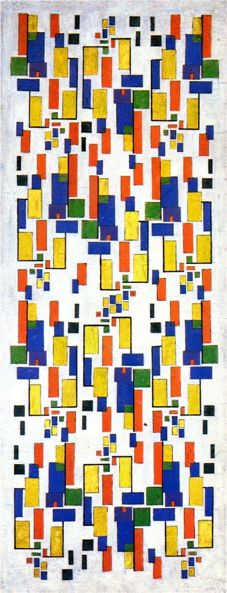 Colour design for a chimney by Theo van Doesburg
