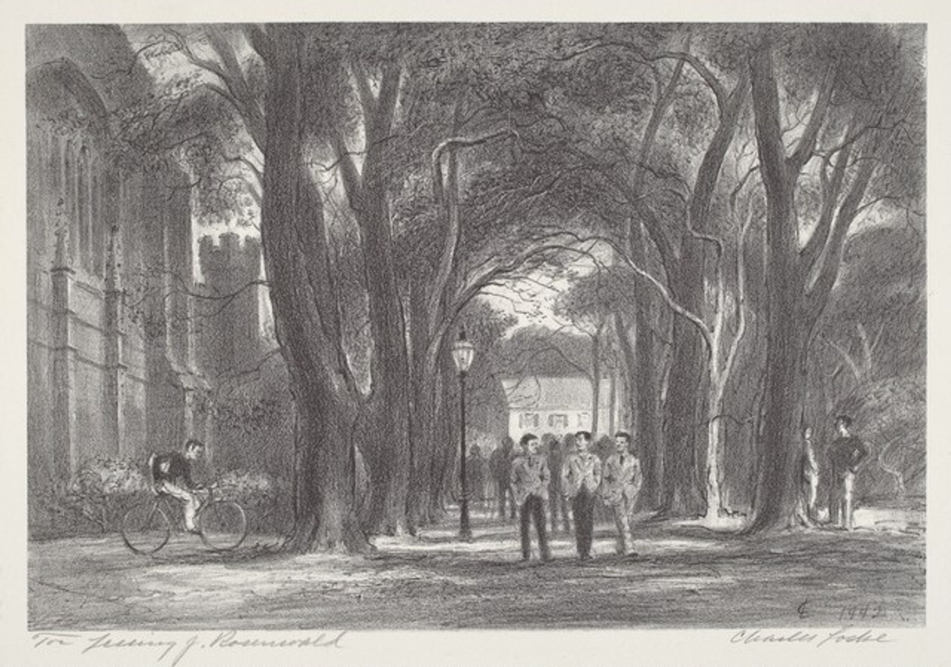 McCosh Walk by Charles Wheeler Locke