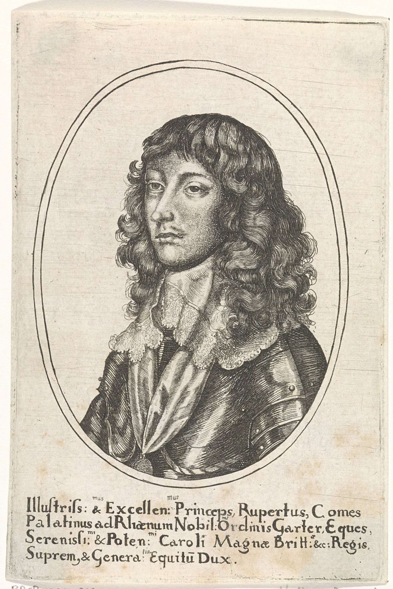 Portret van Prins Ruprecht van de Palts by Anonymous