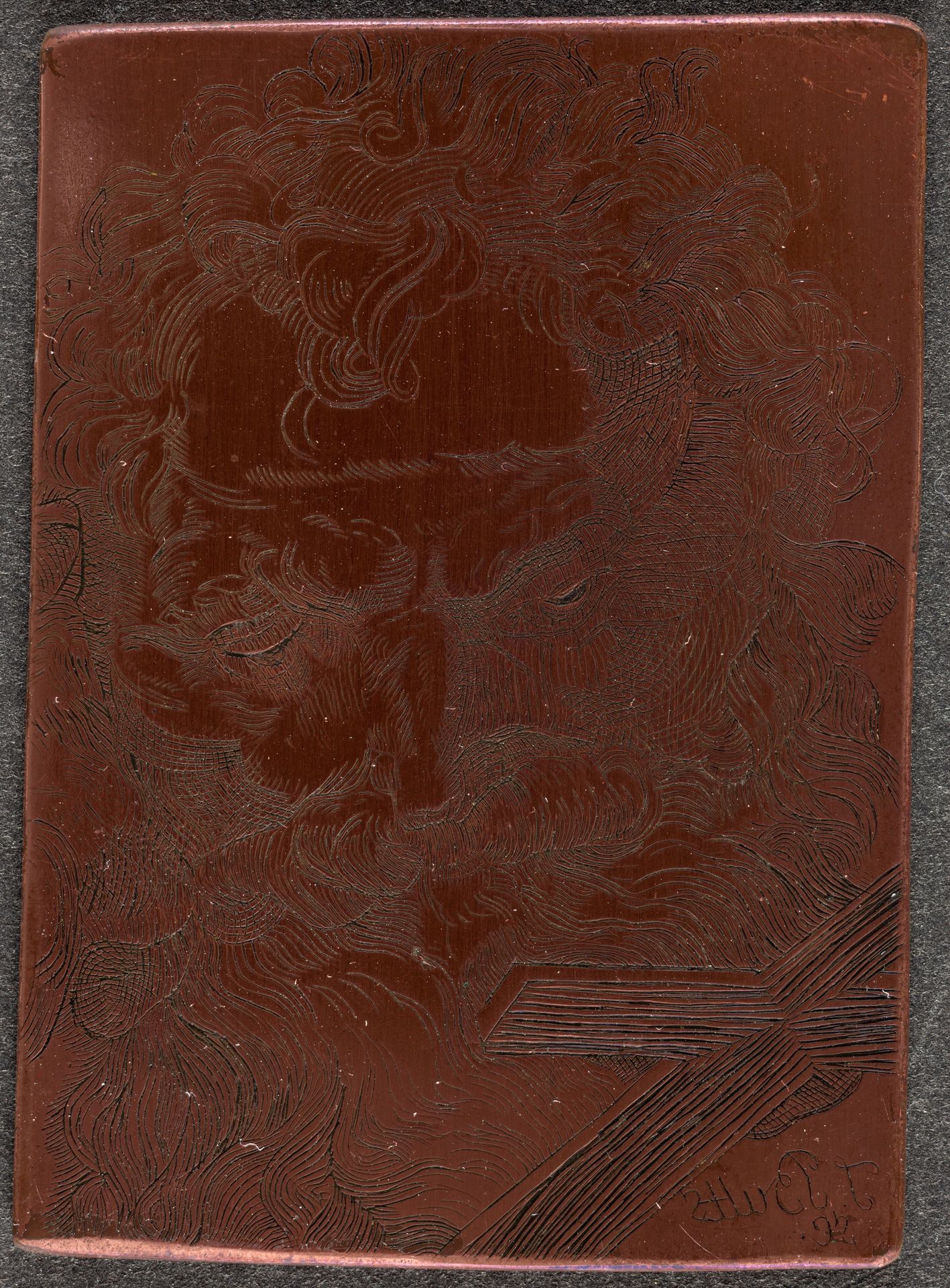 Head of Saint John the Baptist [verso] by Thomas Butts, Jr.