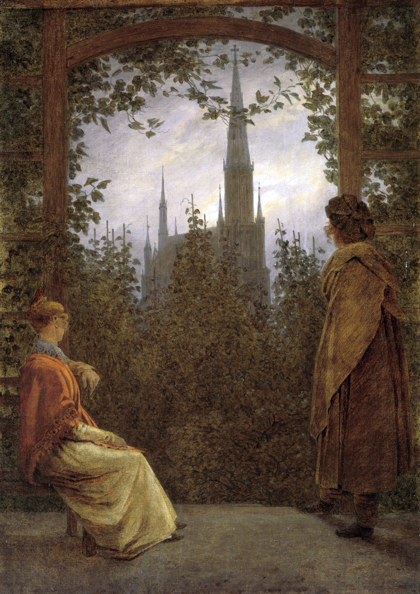 The Gazebo by Caspar David Friedrich