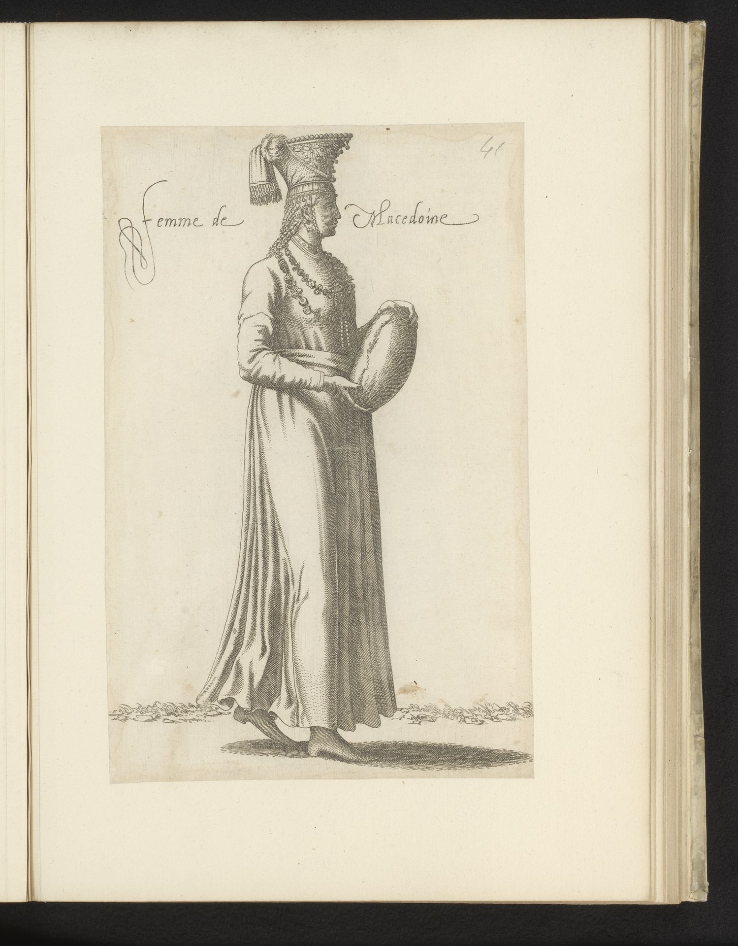 Vrouw uit Macedonië by Léon Davent